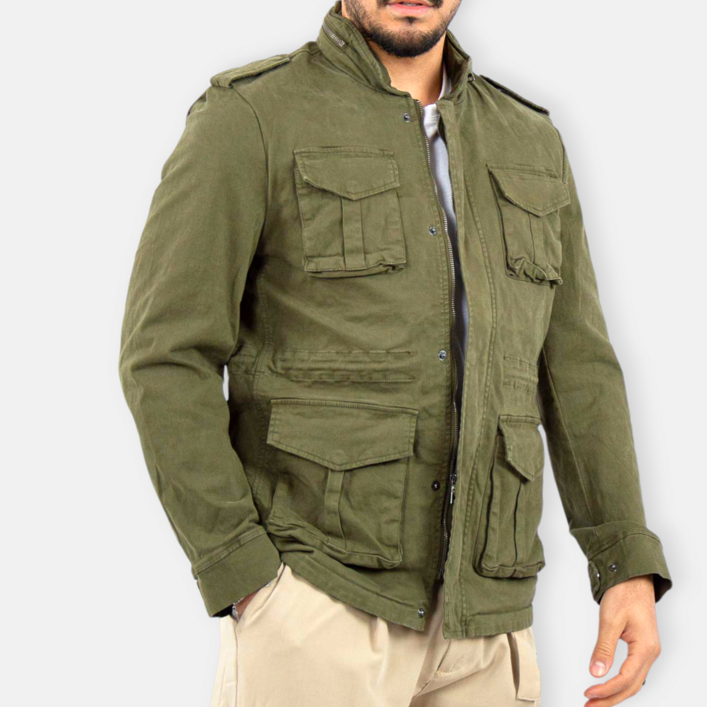 GIUBBINO SEM DAVIDE SAHARIANA COTONE SAFARI