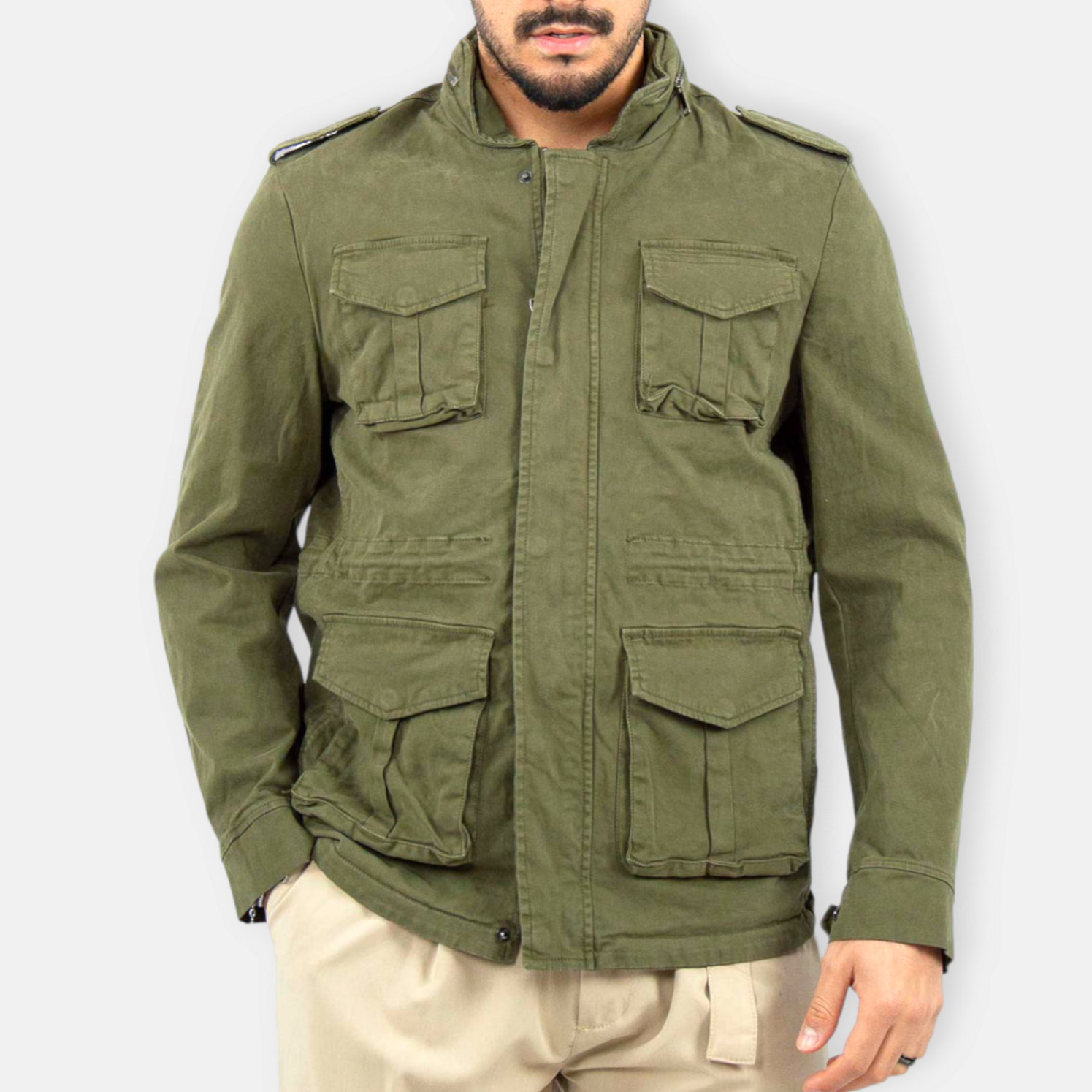 GIUBBINO SEM DAVIDE SAHARIANA COTONE SAFARI