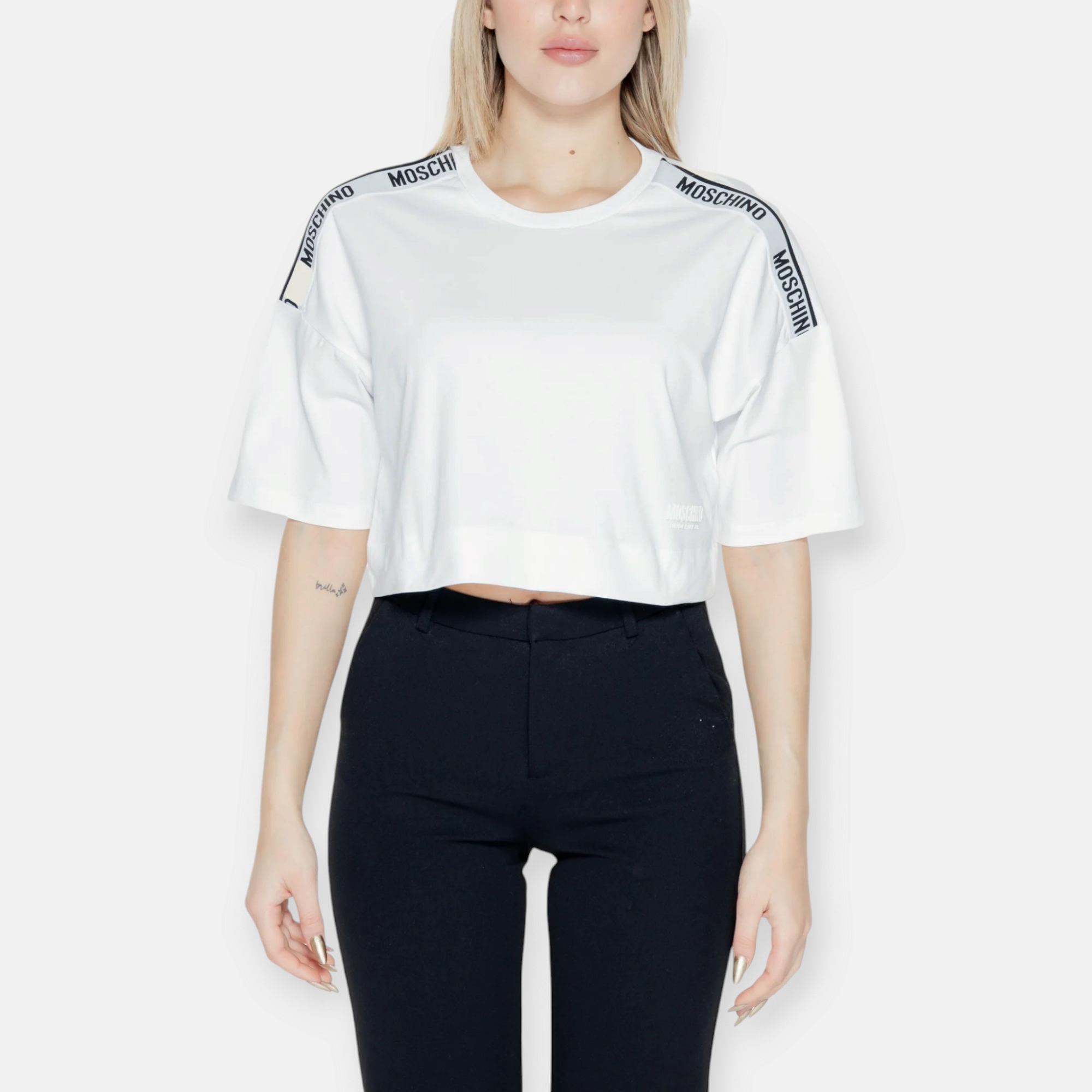 TSHIRT MOSCHINO CROP