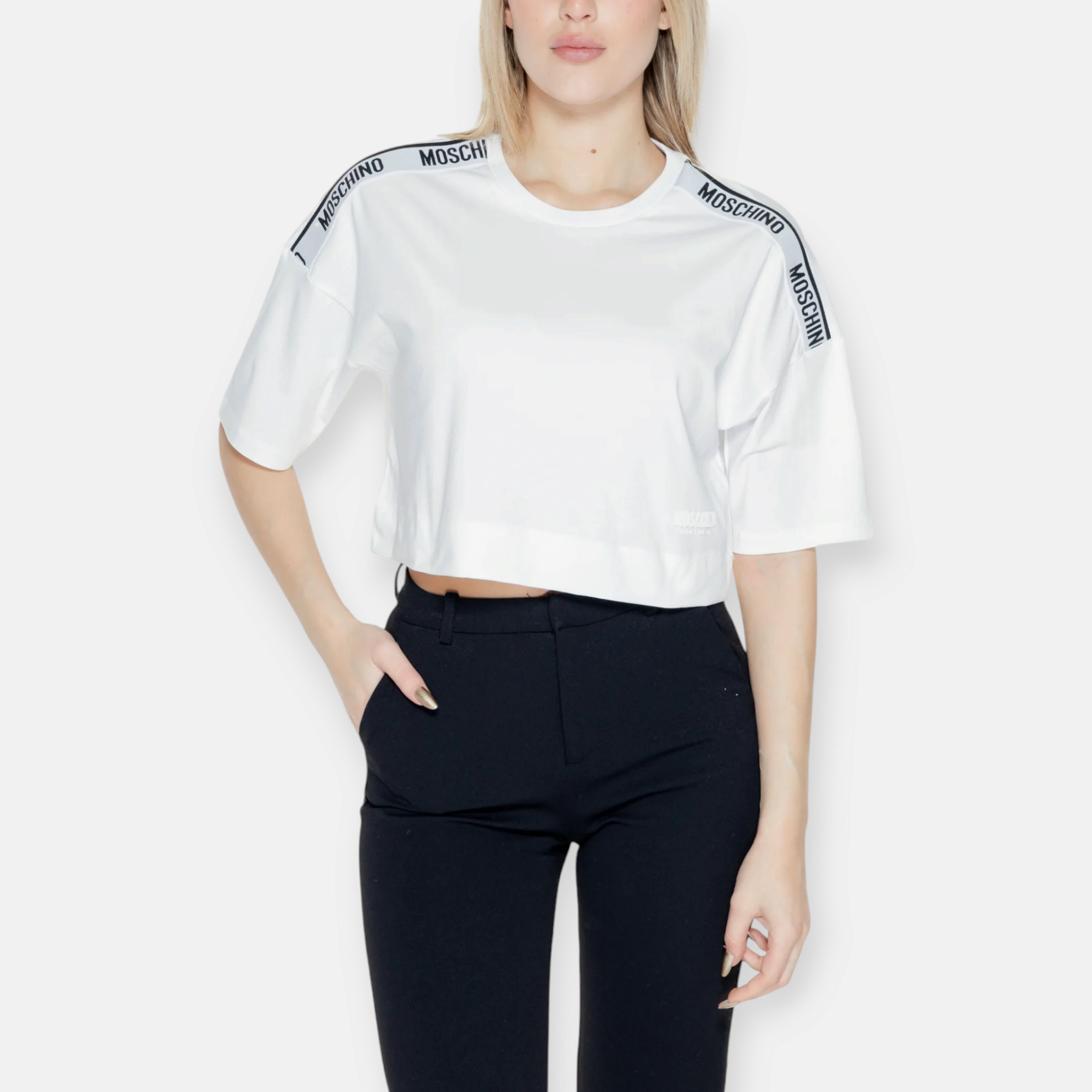 TSHIRT MOSCHINO CROP