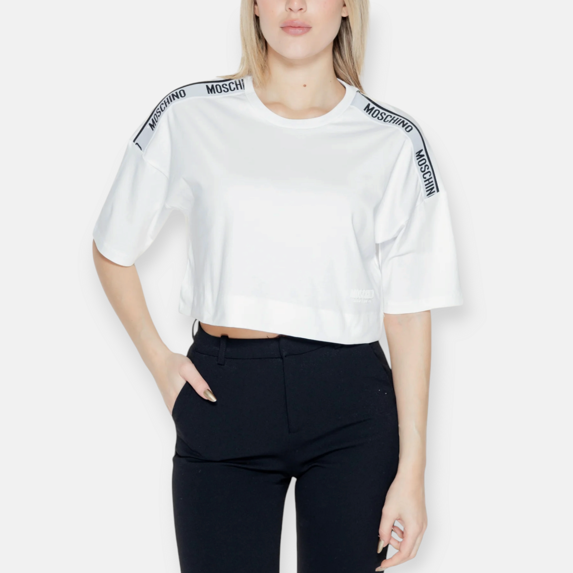 TSHIRT MOSCHINO CROP