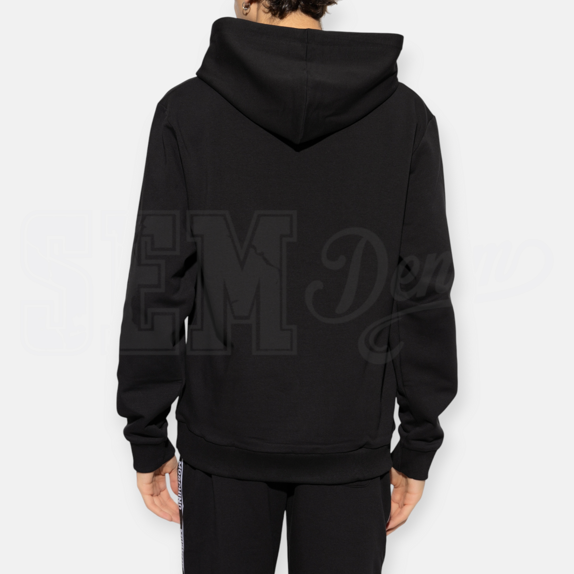 FELPA MOSCHINO CAPPUCCIO STRETCH FLEECE