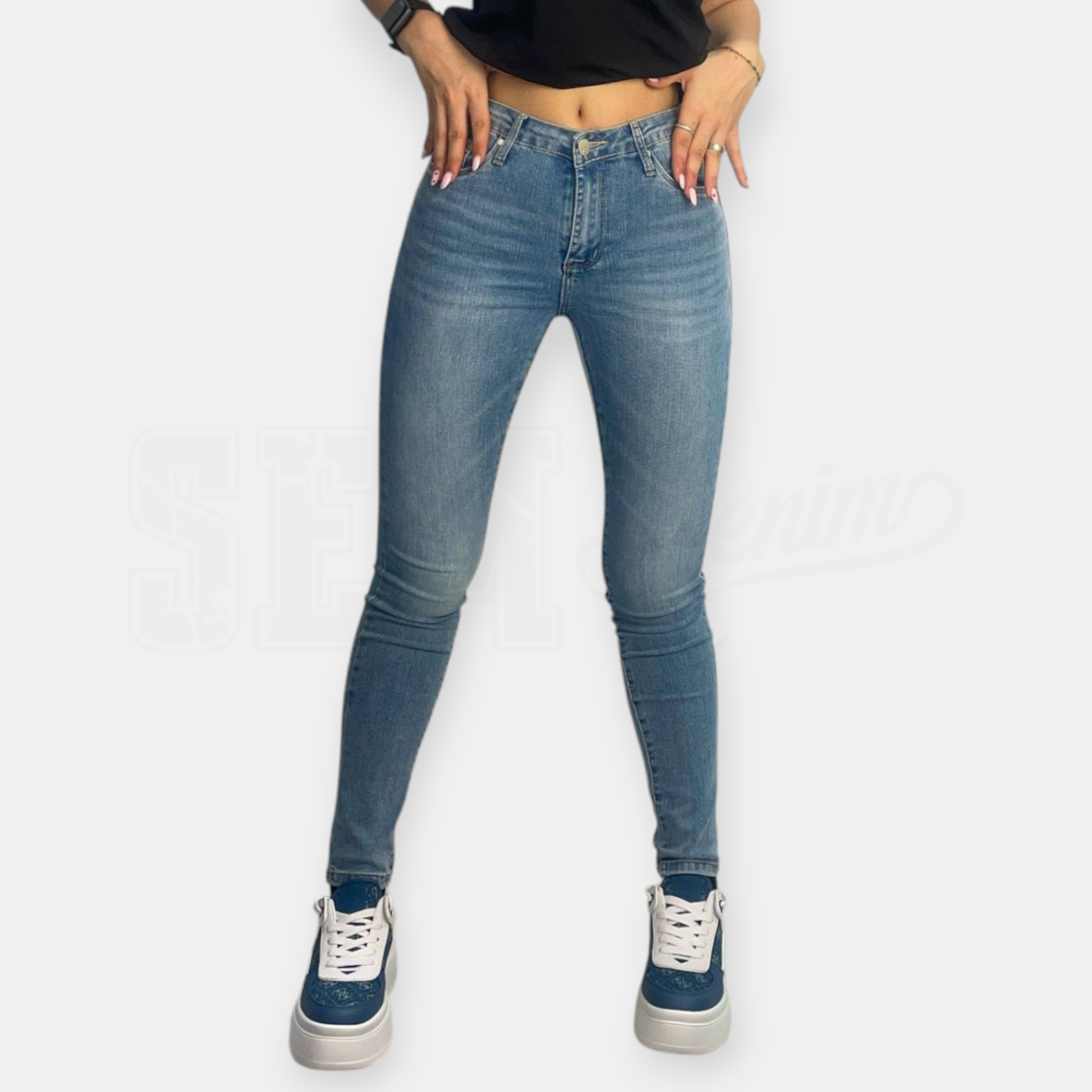 JEANS SEM STELLA LAV. CHIARO PUSH-UP SKINNY