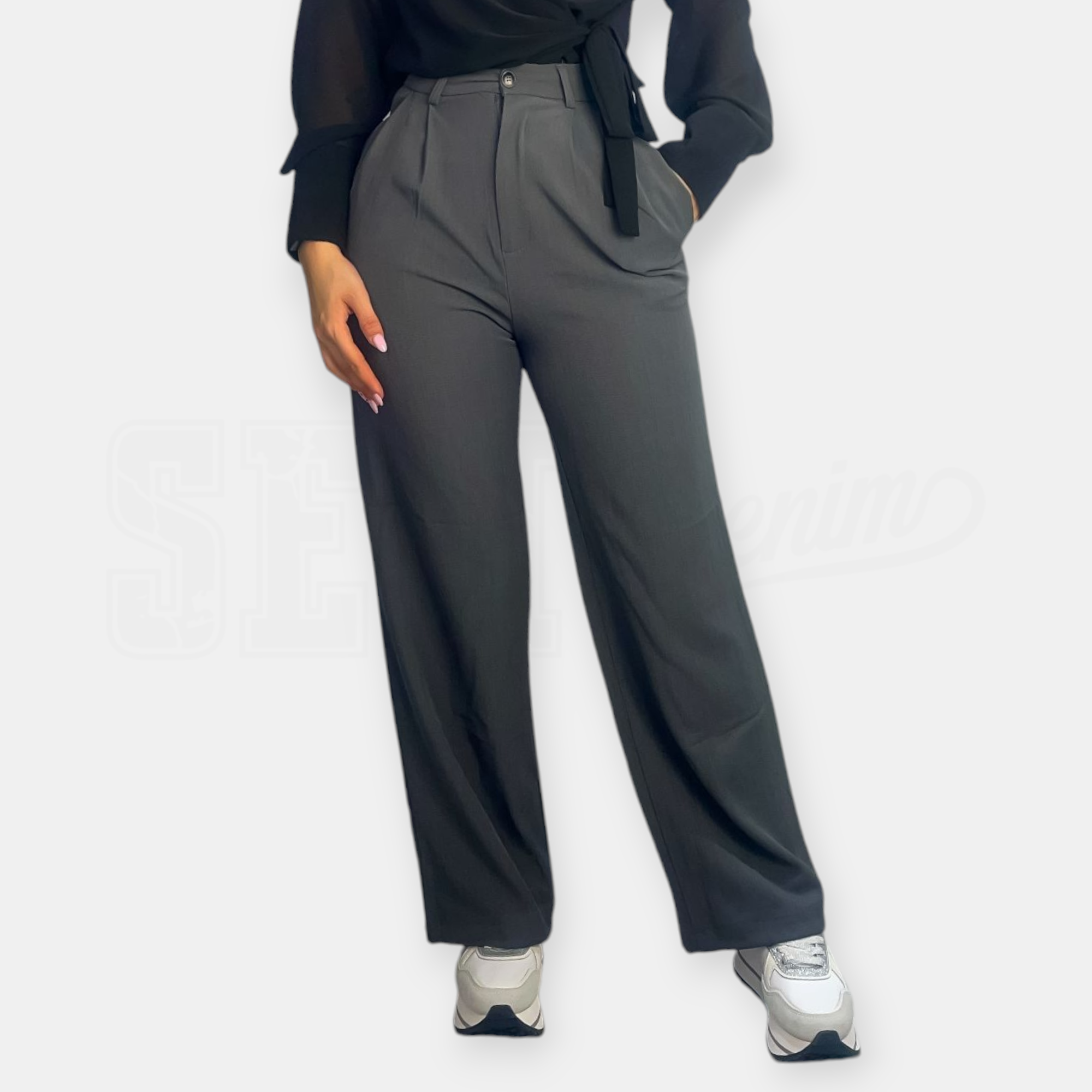 PANTALONE SEM AGATA PALAZZO DOPPIA PENCES