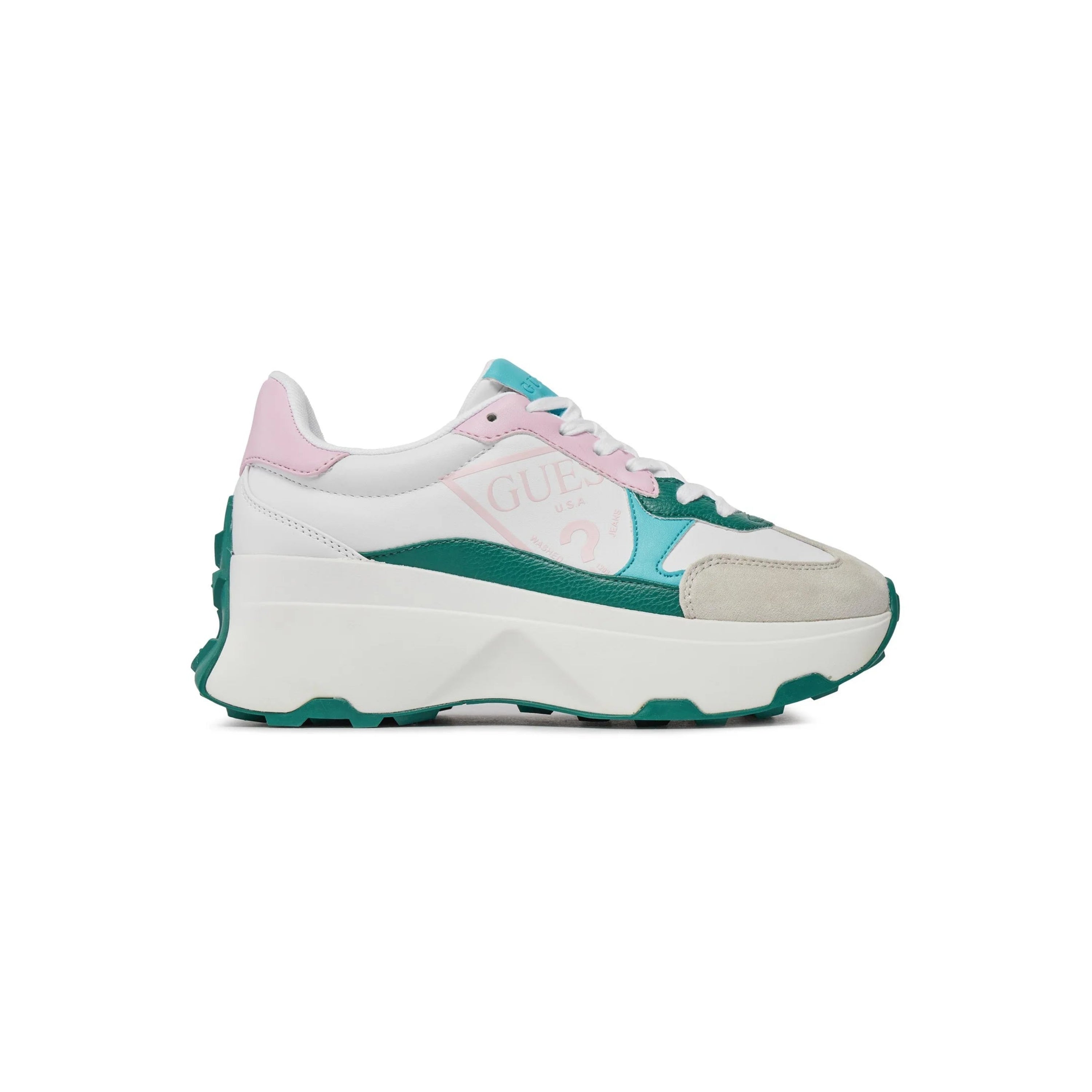 SCARPE GUESS CALEBB7 BIANCO GRIGIO