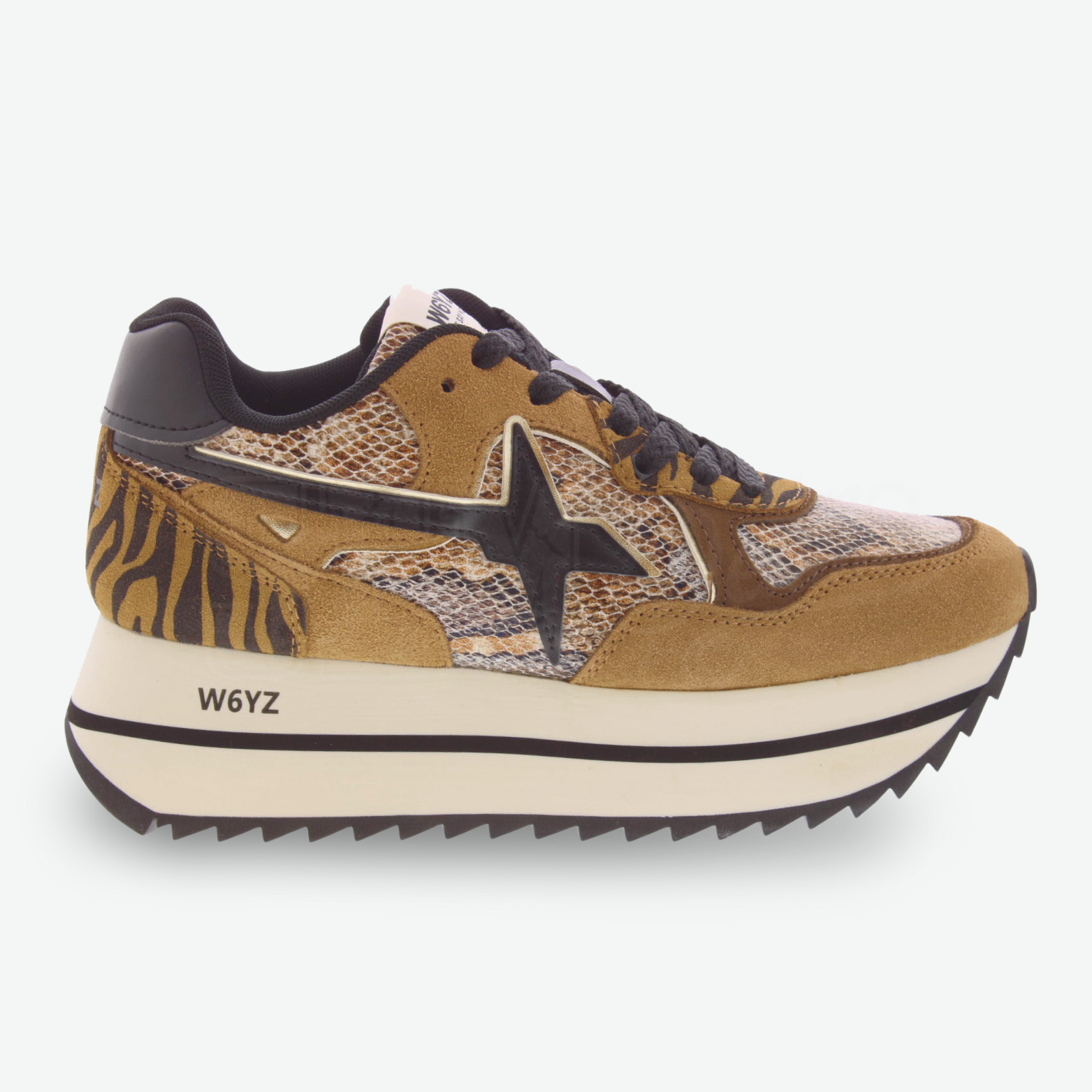 SCARPE WIZZ JUST SAY WIZZ DEVA-W. PYTON MARRONE NERO