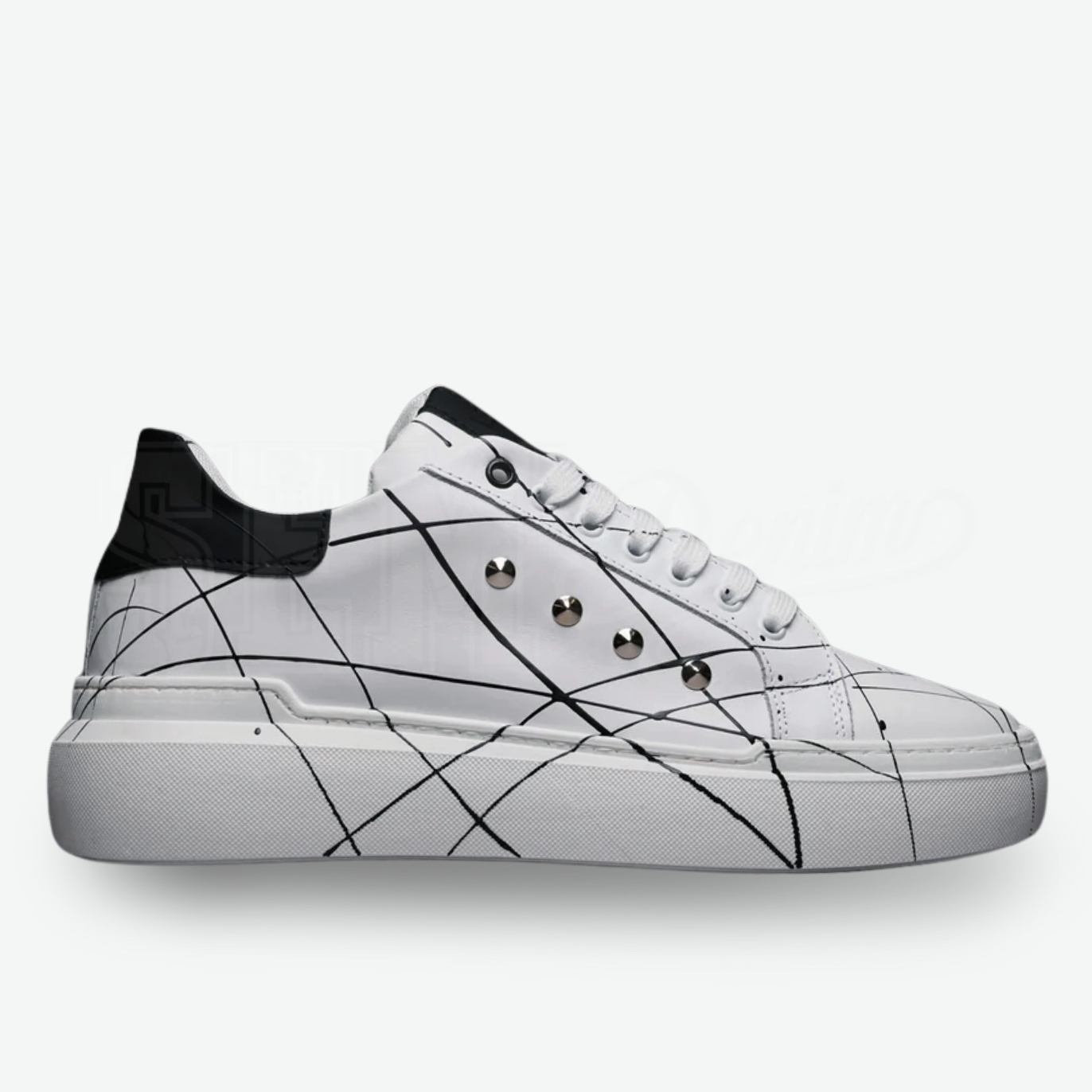 SNEAKERS V2 BRAND FONDO MQ BORCHIE E SCHIZZI