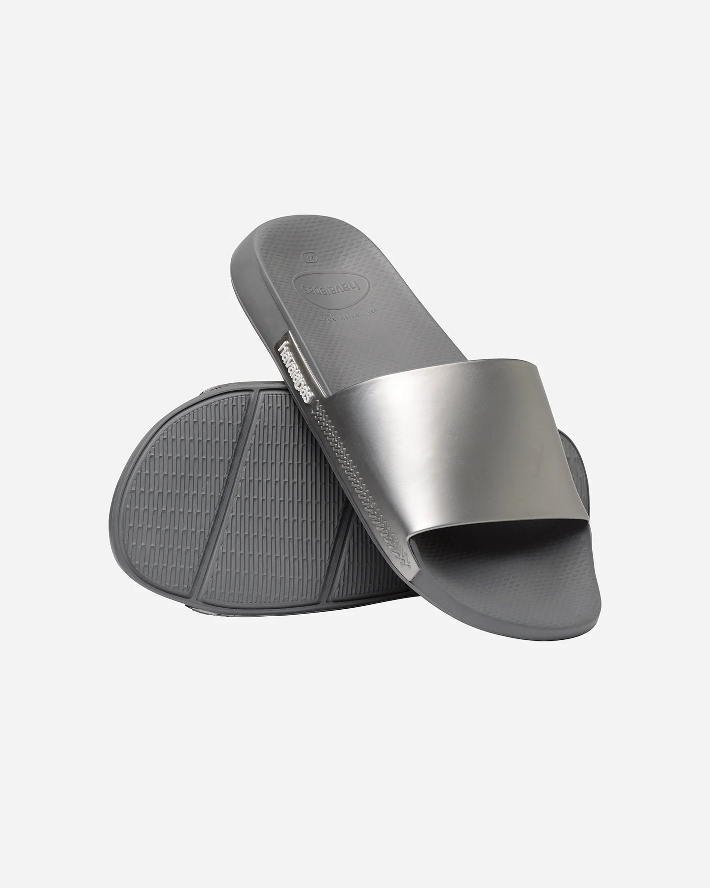 CIABATTA SLIDE HAVAIANAS CLASSIC METALLIC STEEL