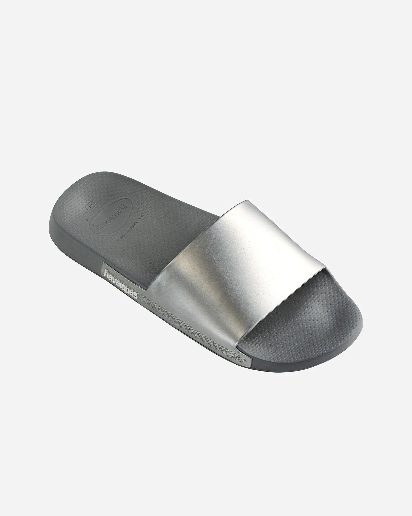 CIABATTA SLIDE HAVAIANAS CLASSIC METALLIC STEEL
