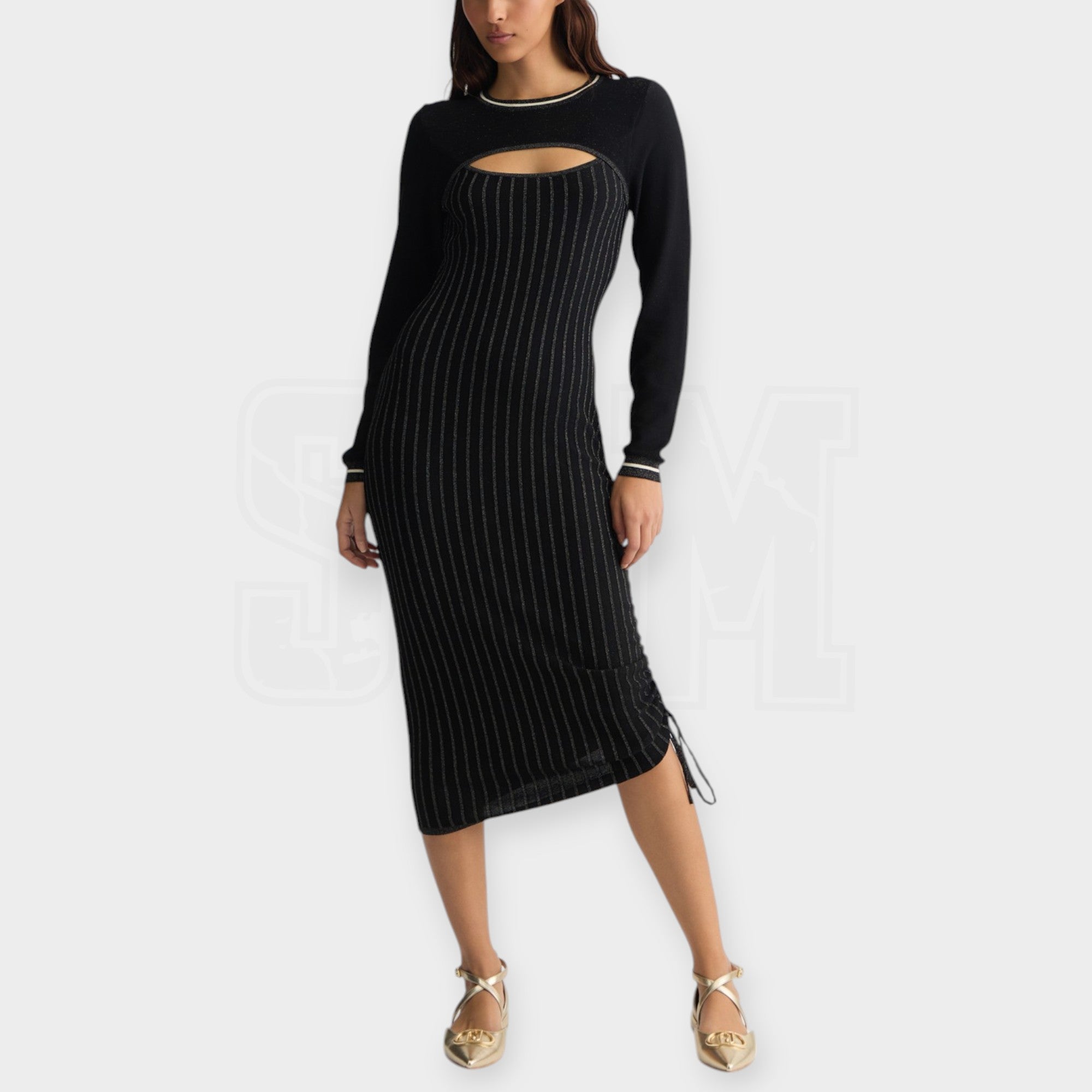 ABITO LIUJO SCOLLO FORATO ML LUREX