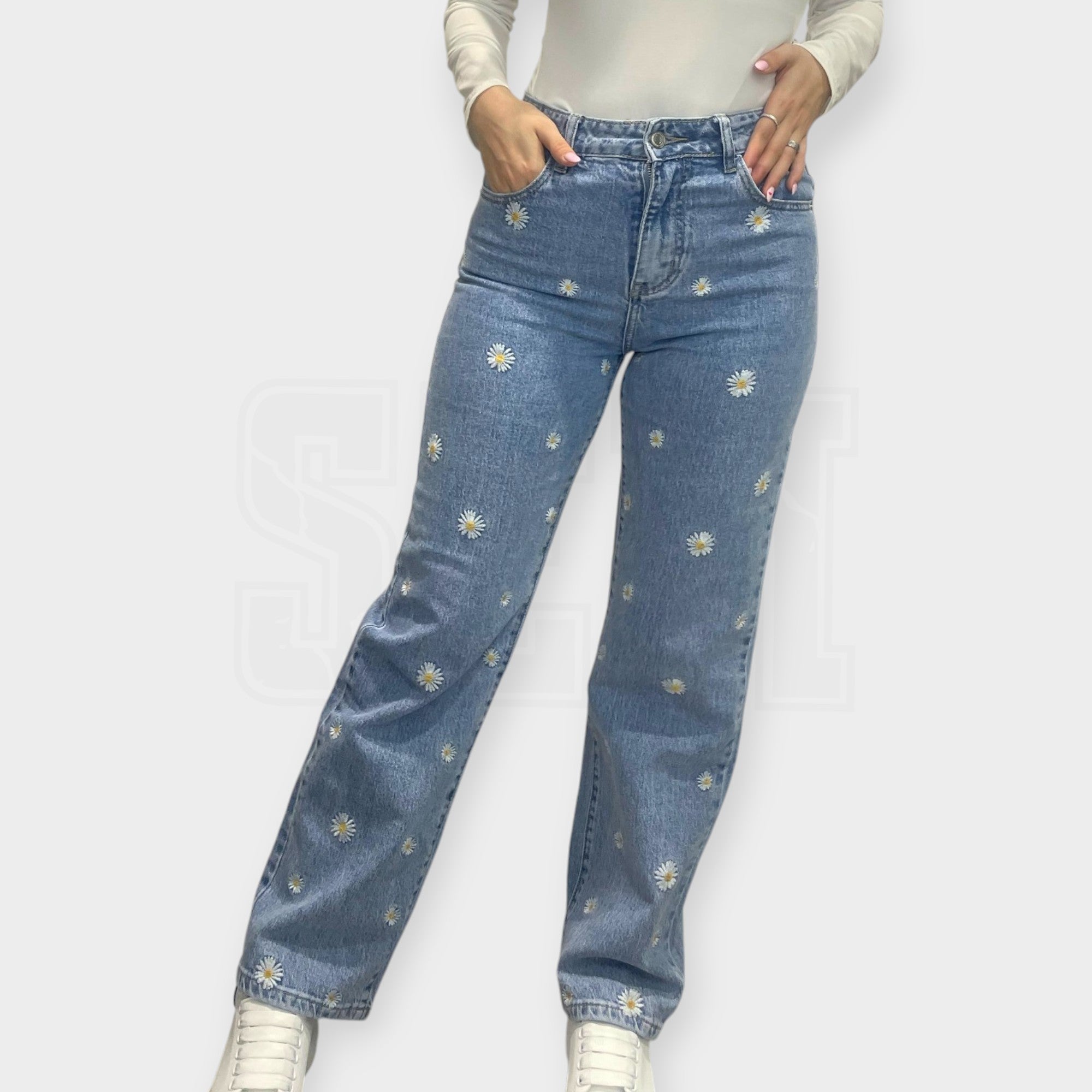 JEANS SEM ANGELA FULL DAISY MARGHERITE MOM FIT