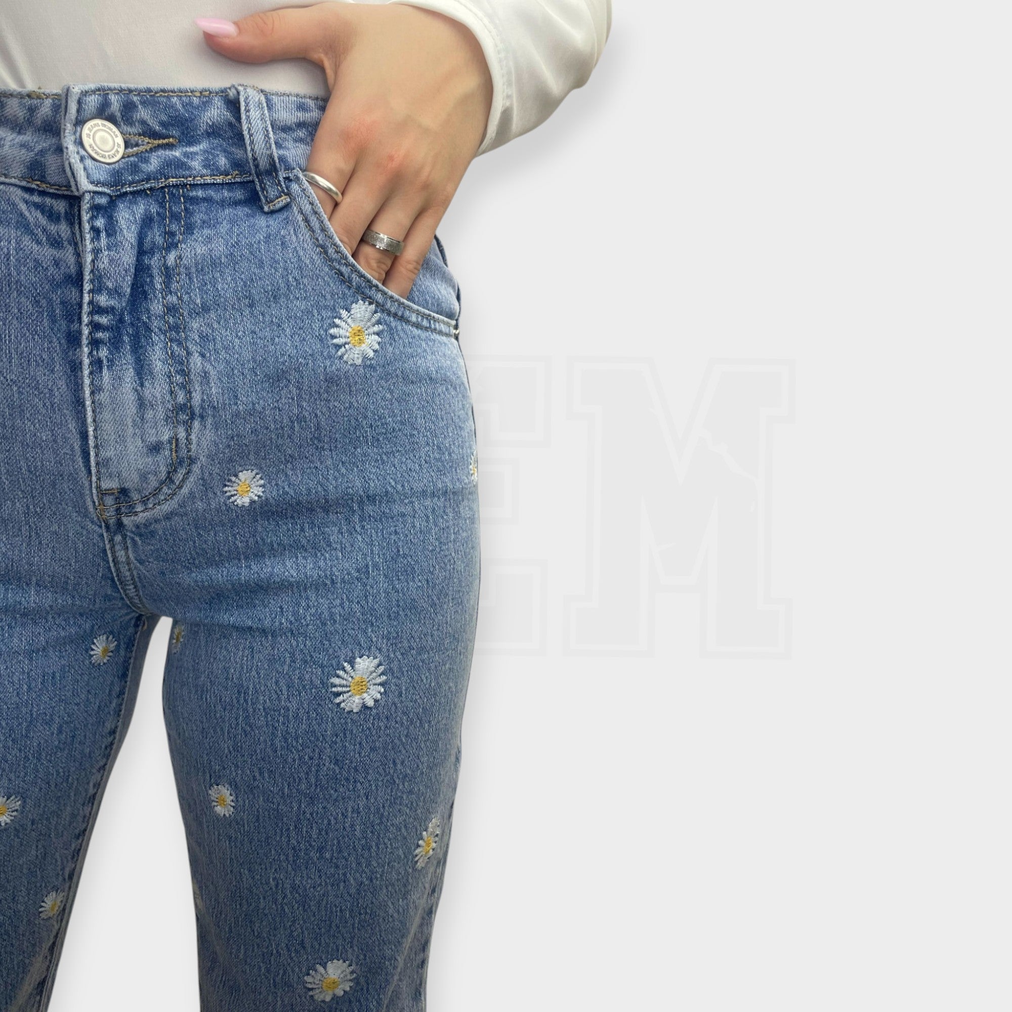 JEANS SEM ANGELA FULL DAISY MARGHERITE MOM FIT