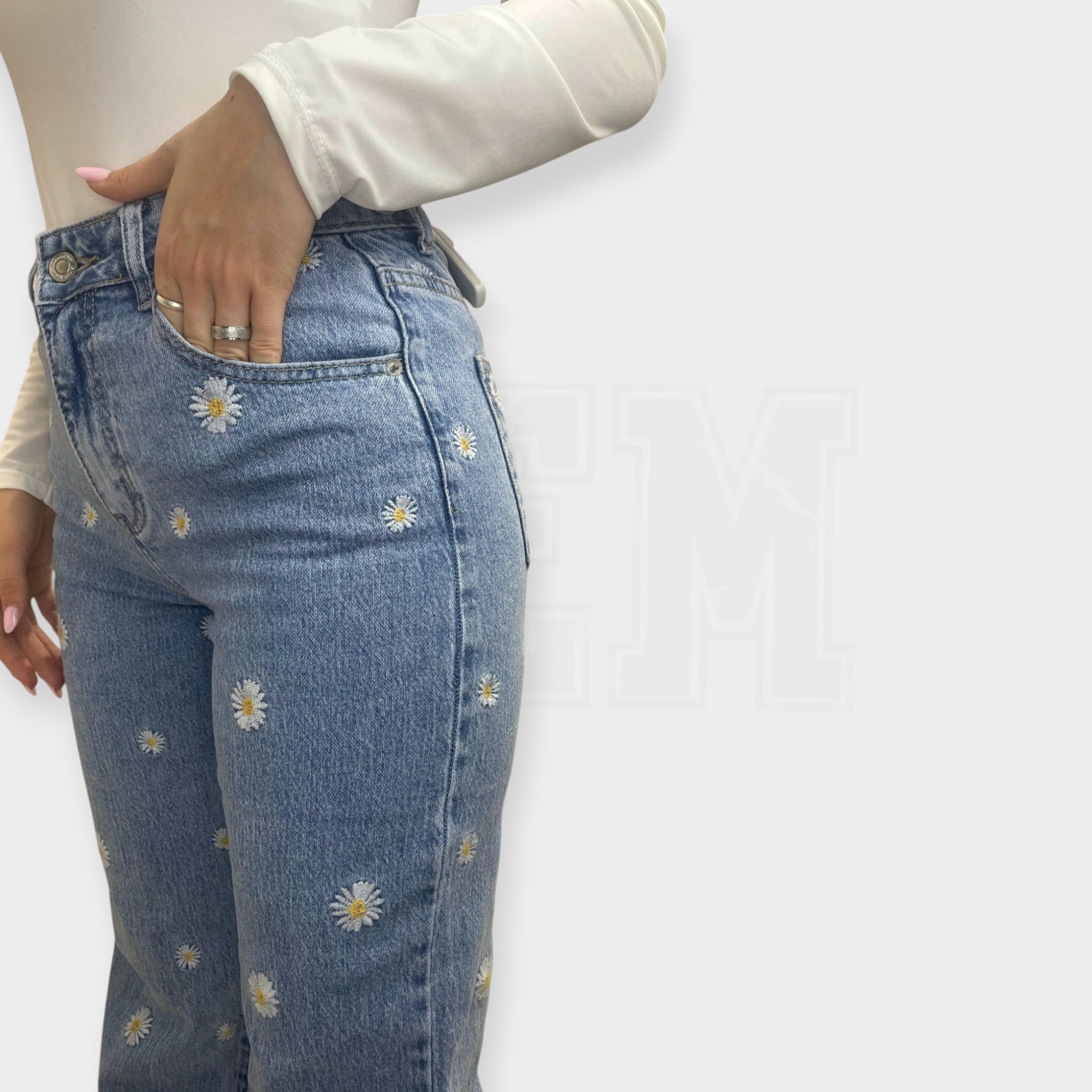 JEANS SEM ANGELA FULL DAISY MARGHERITE MOM FIT