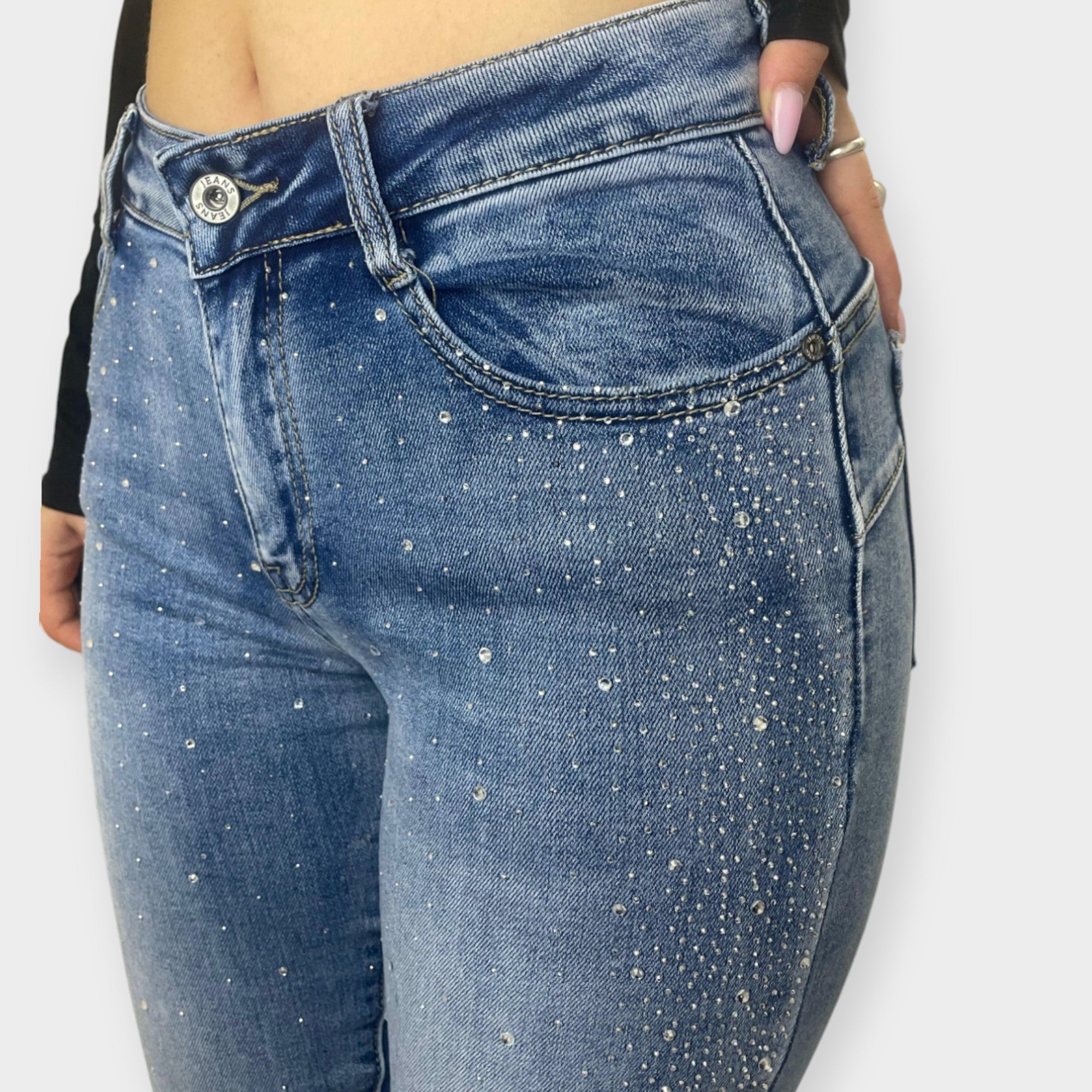 JEANS SEM STELLA PUSH-UP SKINNY DIAMOND RAIN