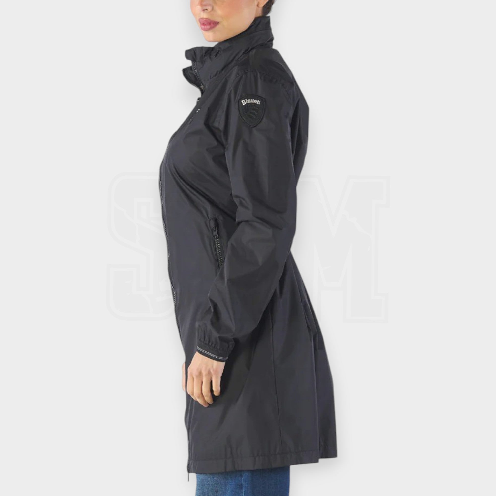 GIUBBINO BLAUER IMPERMEABILE TRENCH FODERATO