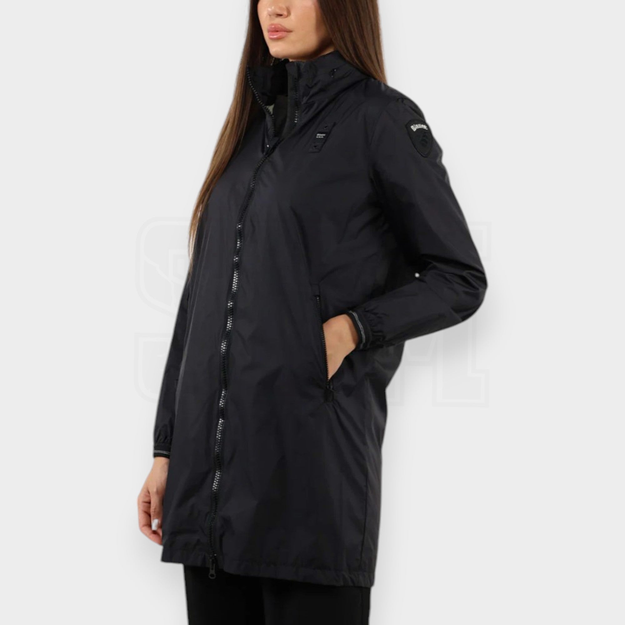 GIUBBINO BLAUER IMPERMEABILE TRENCH FODERATO