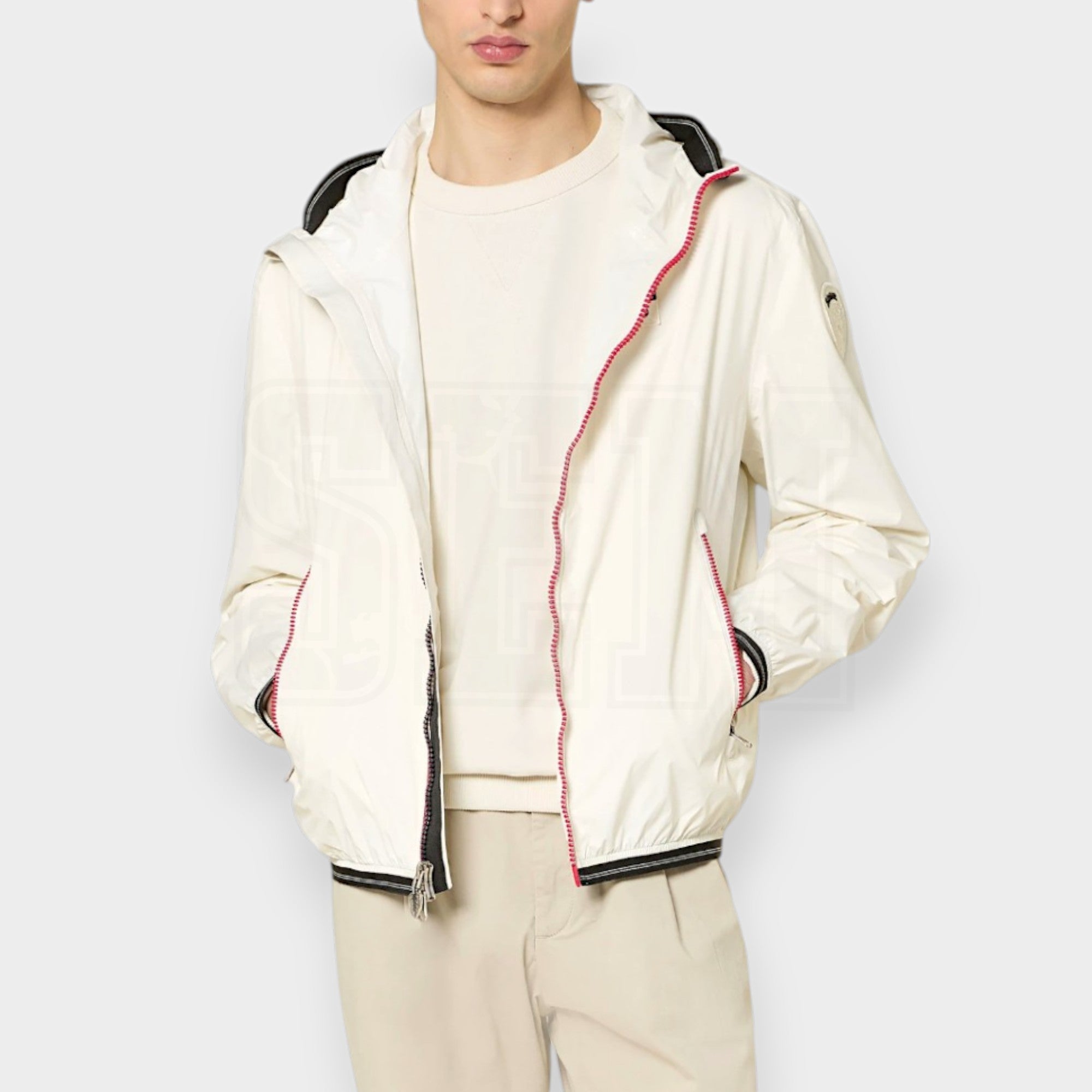 GIUBBINO BLAUER DODGE CON CAPPUCCIO ZIP IN CONTRASTO