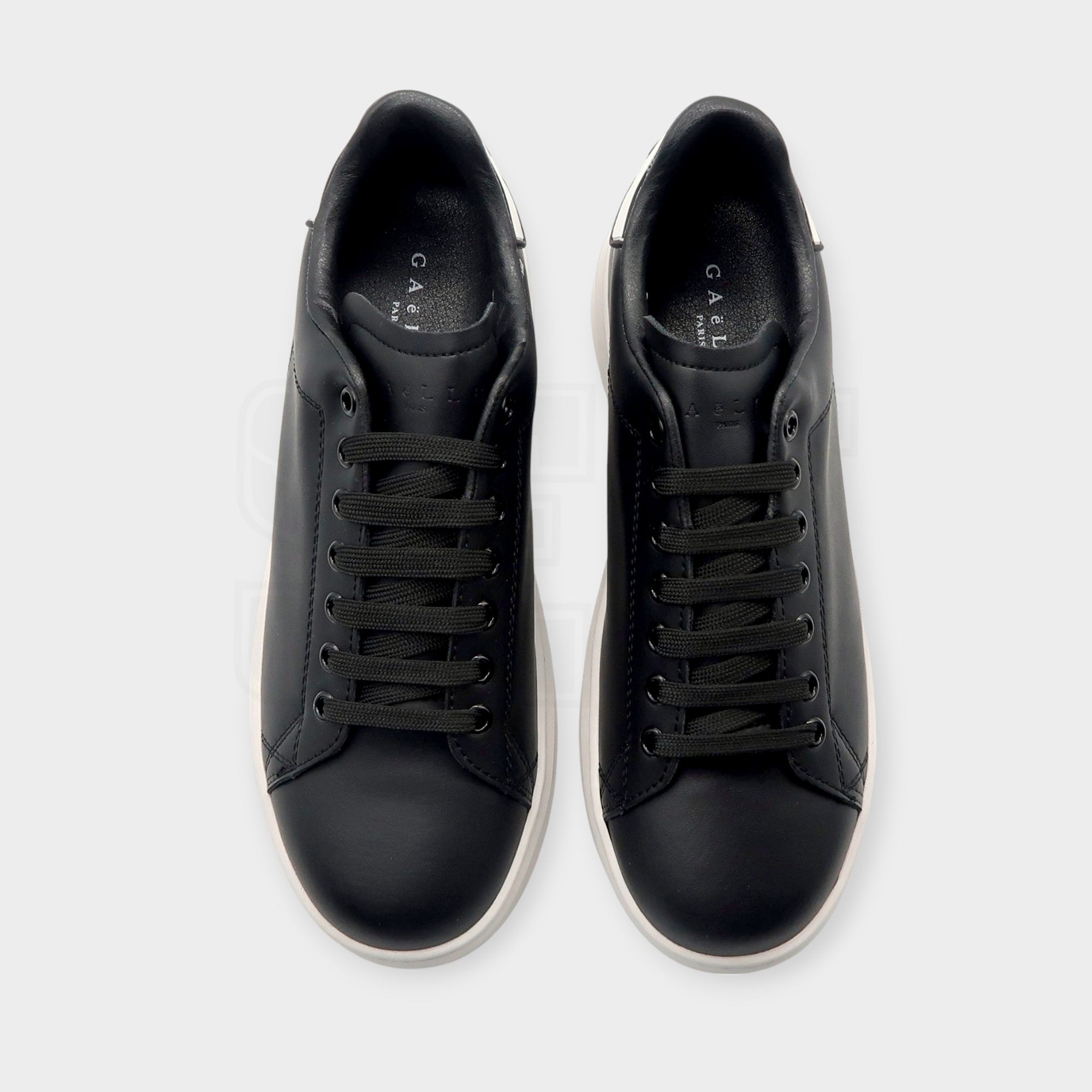 SCARPE GAELLE PARIS ADDICT IN ACTION LEATHER NERO