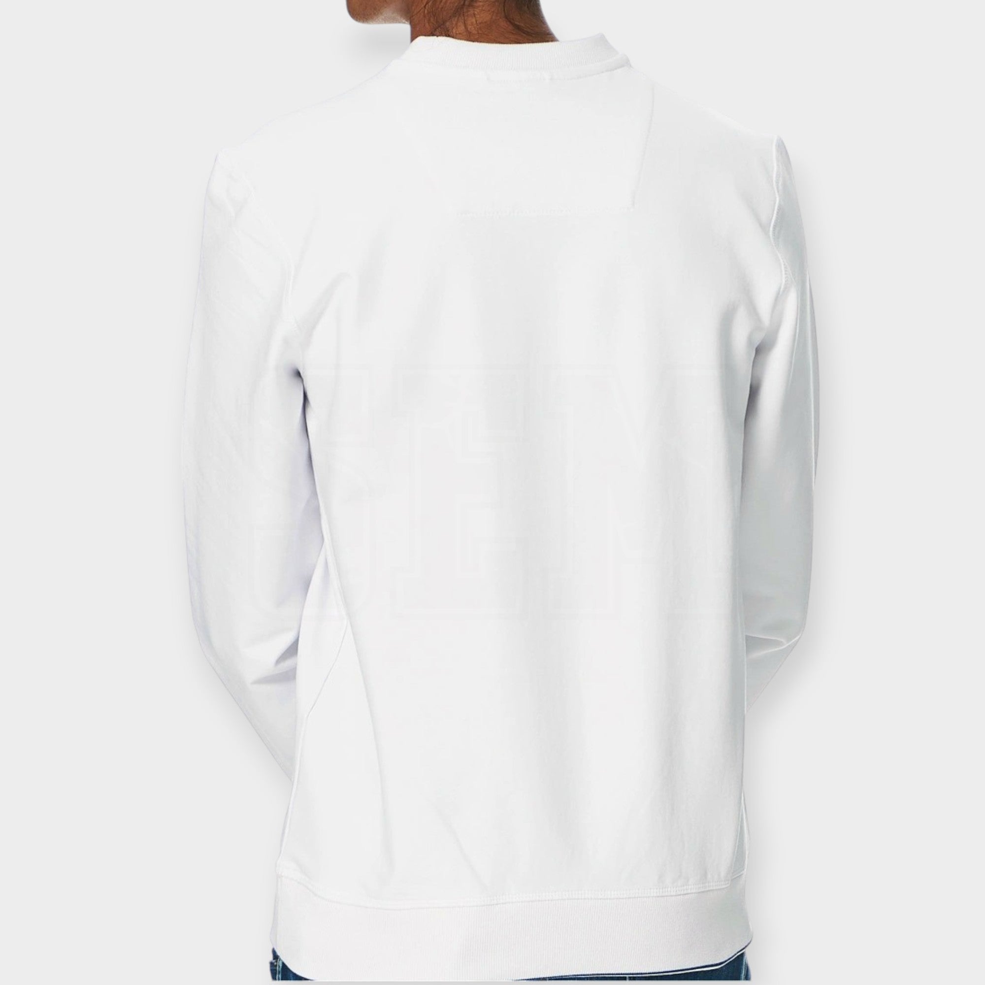 FELPA AERONAUTICA MILITARE GIROCOLLO CON LOGO FLOCK