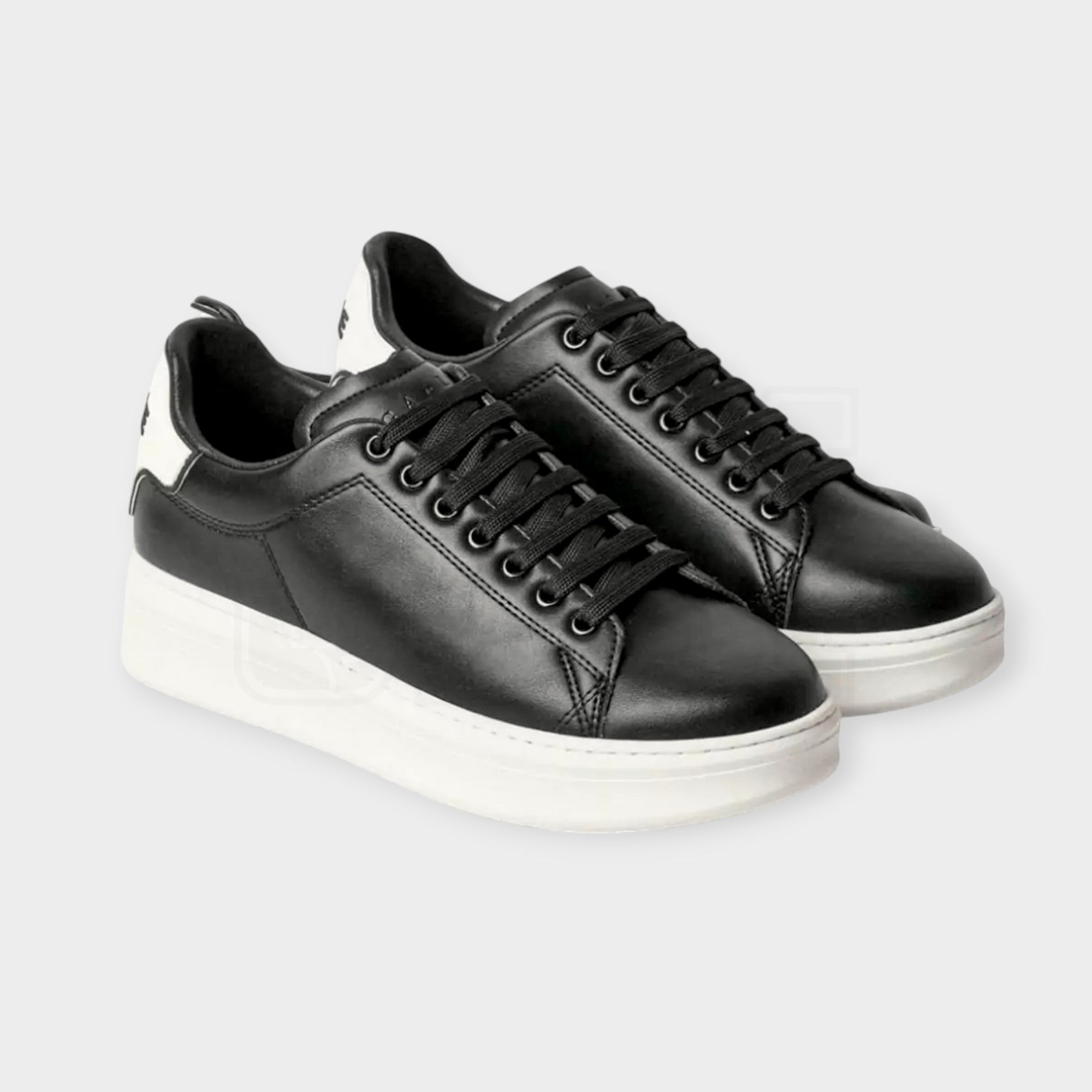 SCARPE GAELLE PARIS ADDICT IN ACTION LEATHER NERO