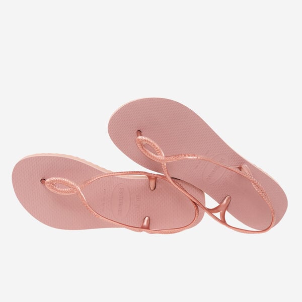 SANDALO HAVAIANAS LUNA FLATFORM SPIKES ROSA