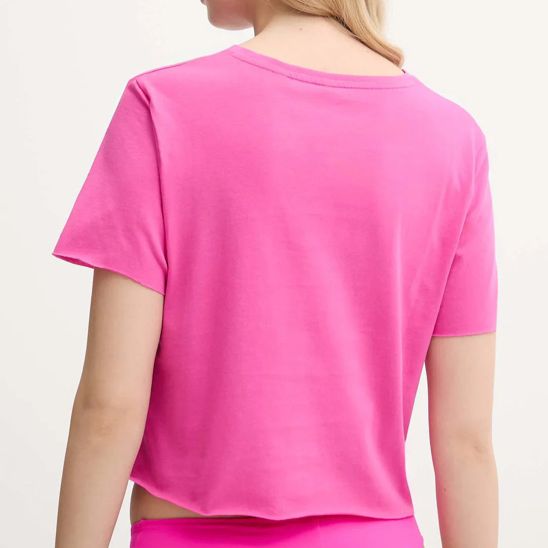 TSHIRT GUESS CROP OVER PALM LOGO