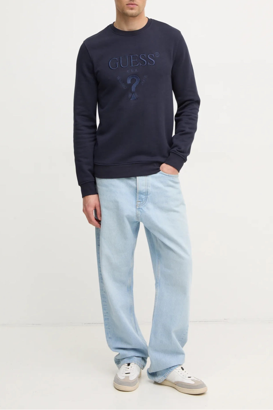 FELPA GUESS BEAU GIROCOLLO