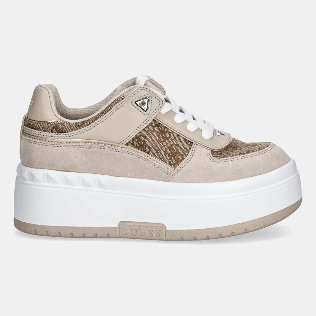 SCARPE GUESS RIDGEE2 BEIGE BROWN