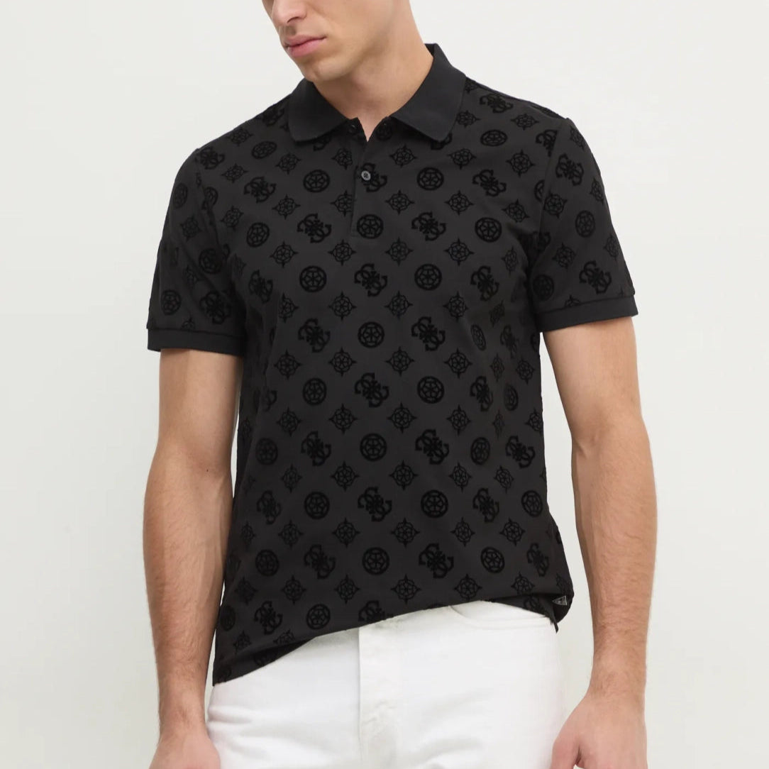 POLO GUESS FLOCKED PEONY