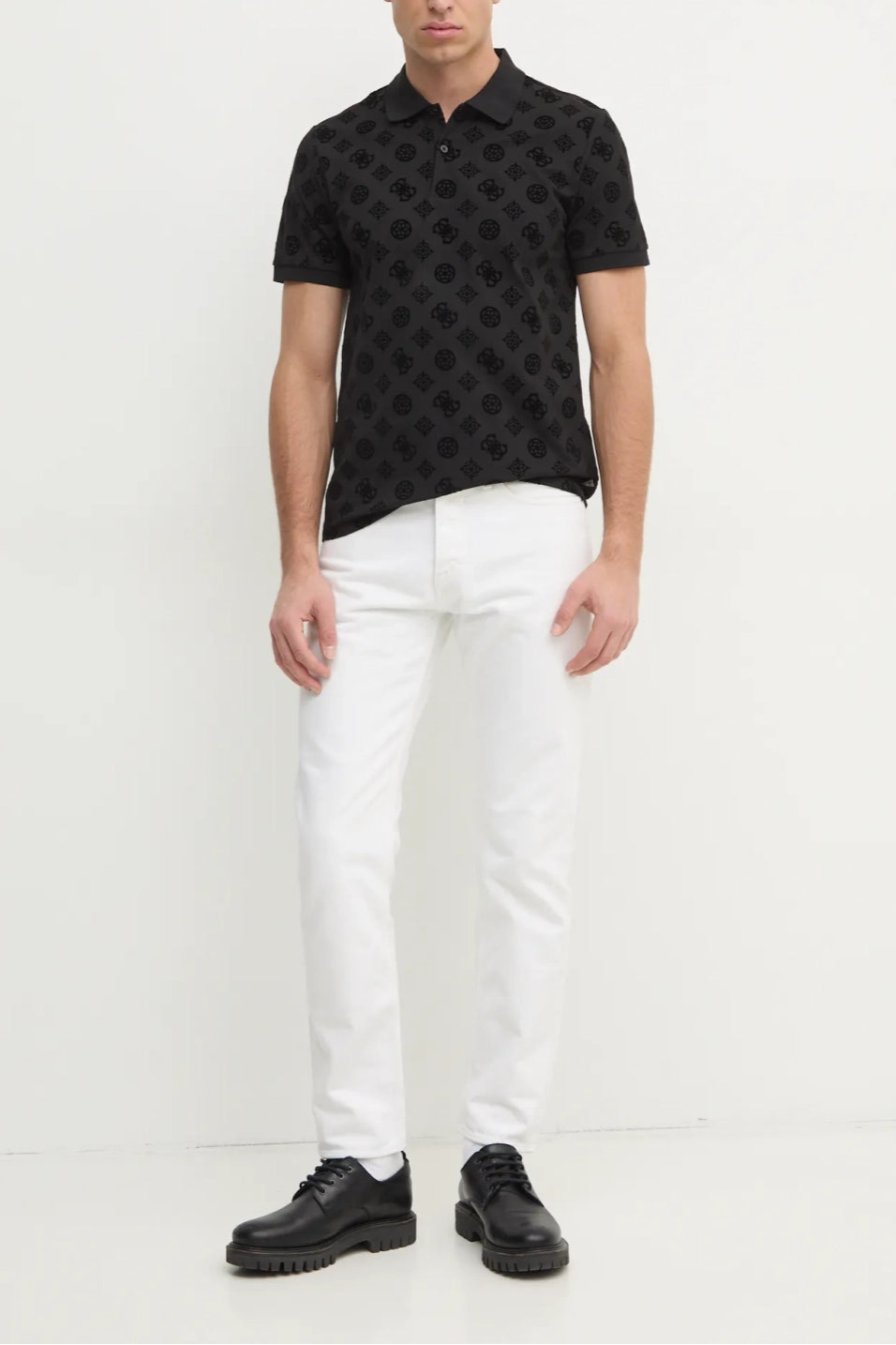 POLO GUESS FLOCKED PEONY