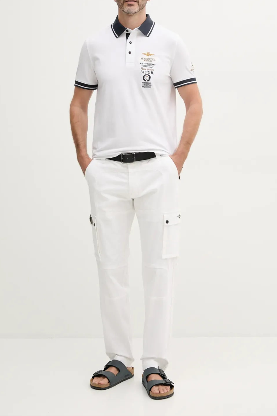 POLO AERONAUTICA MILITARE LOGO RICAMO