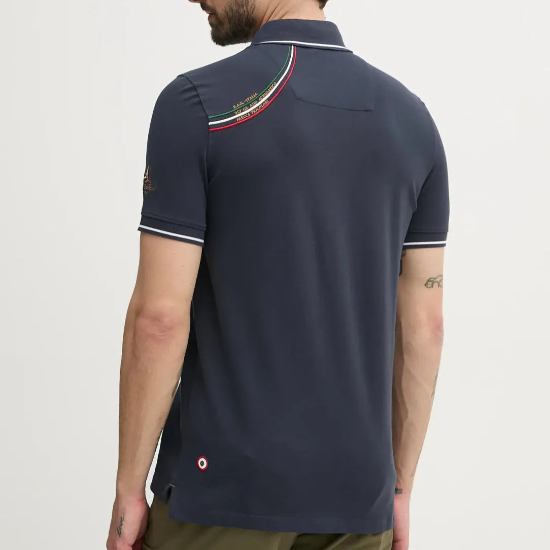 POLO AERONAUTICA MILITARE LOGO RICAMO