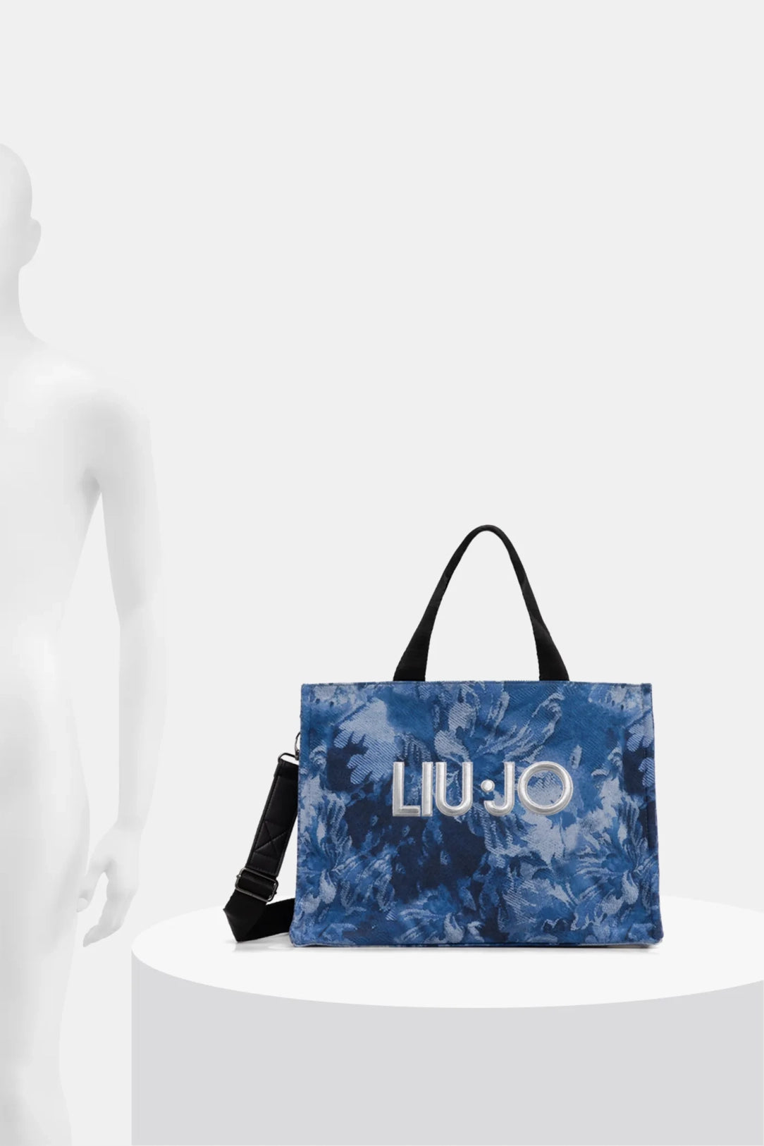 BORSA LIUJO TOTE PRINTED DENIM