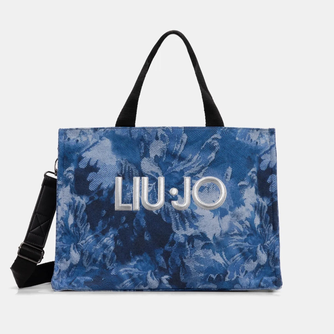 BORSA LIUJO TOTE PRINTED DENIM