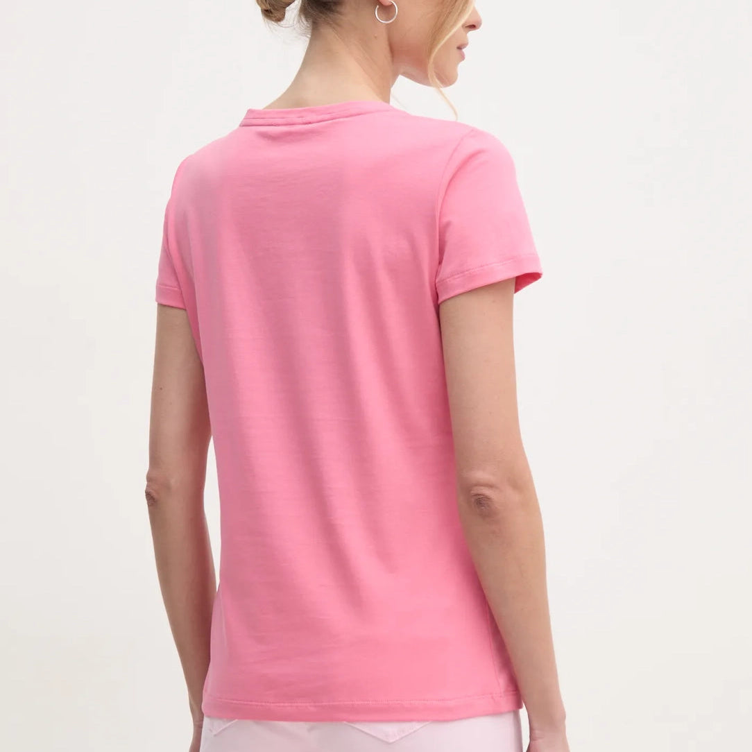 TSHIRT LIUJO MC STAMPA STRASS