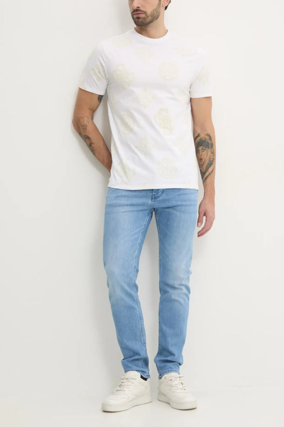 TSHIRT GUESS PEONY PRINT