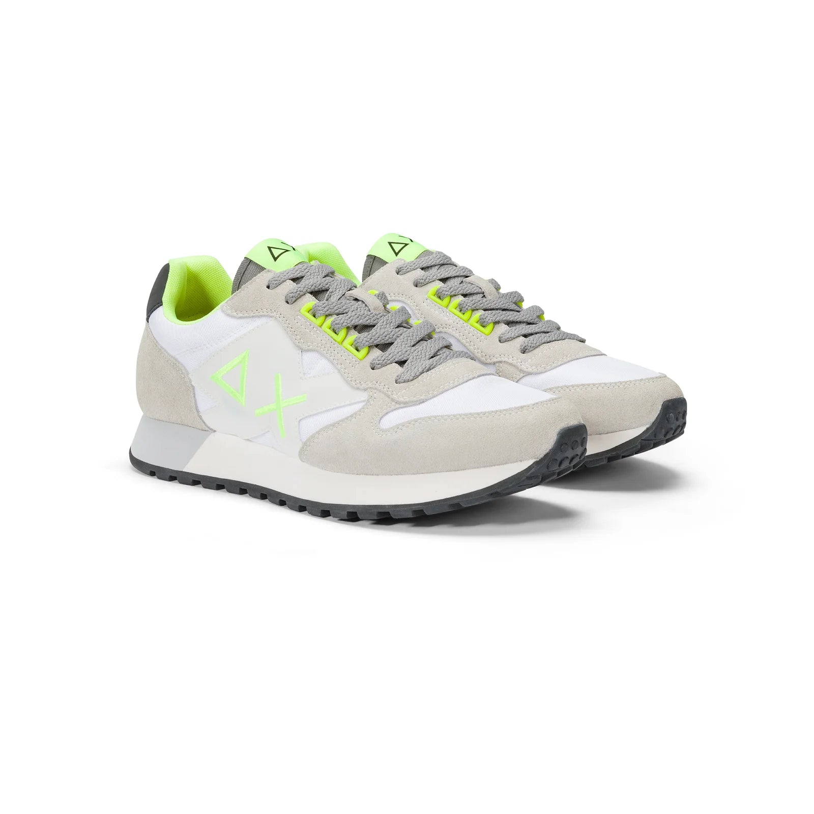 SNEAKERS SUN68 JAKI FLUO BIANCO