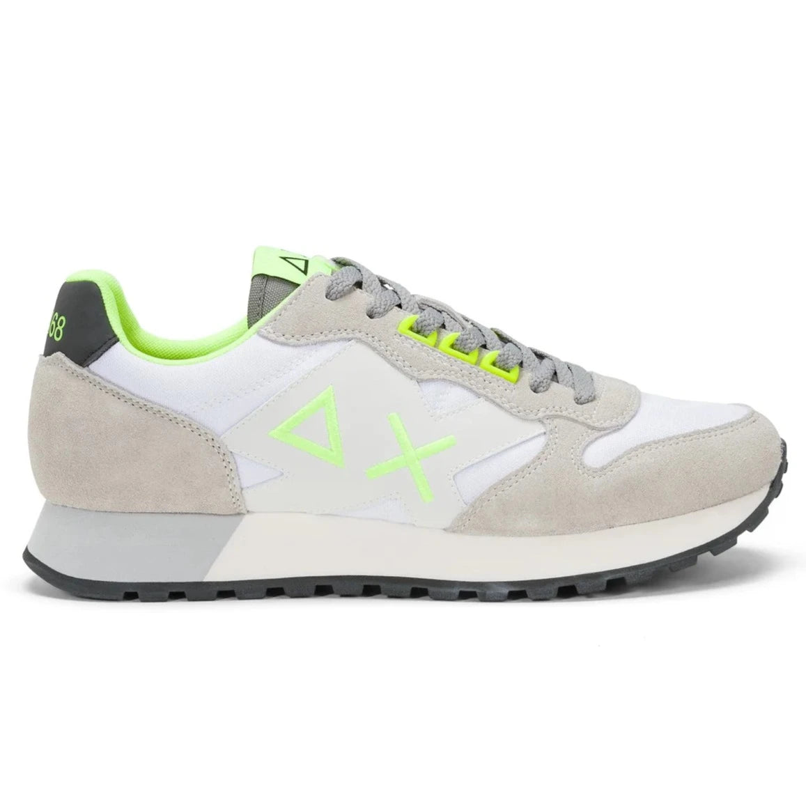 SNEAKERS SUN68 JAKI FLUO BIANCO