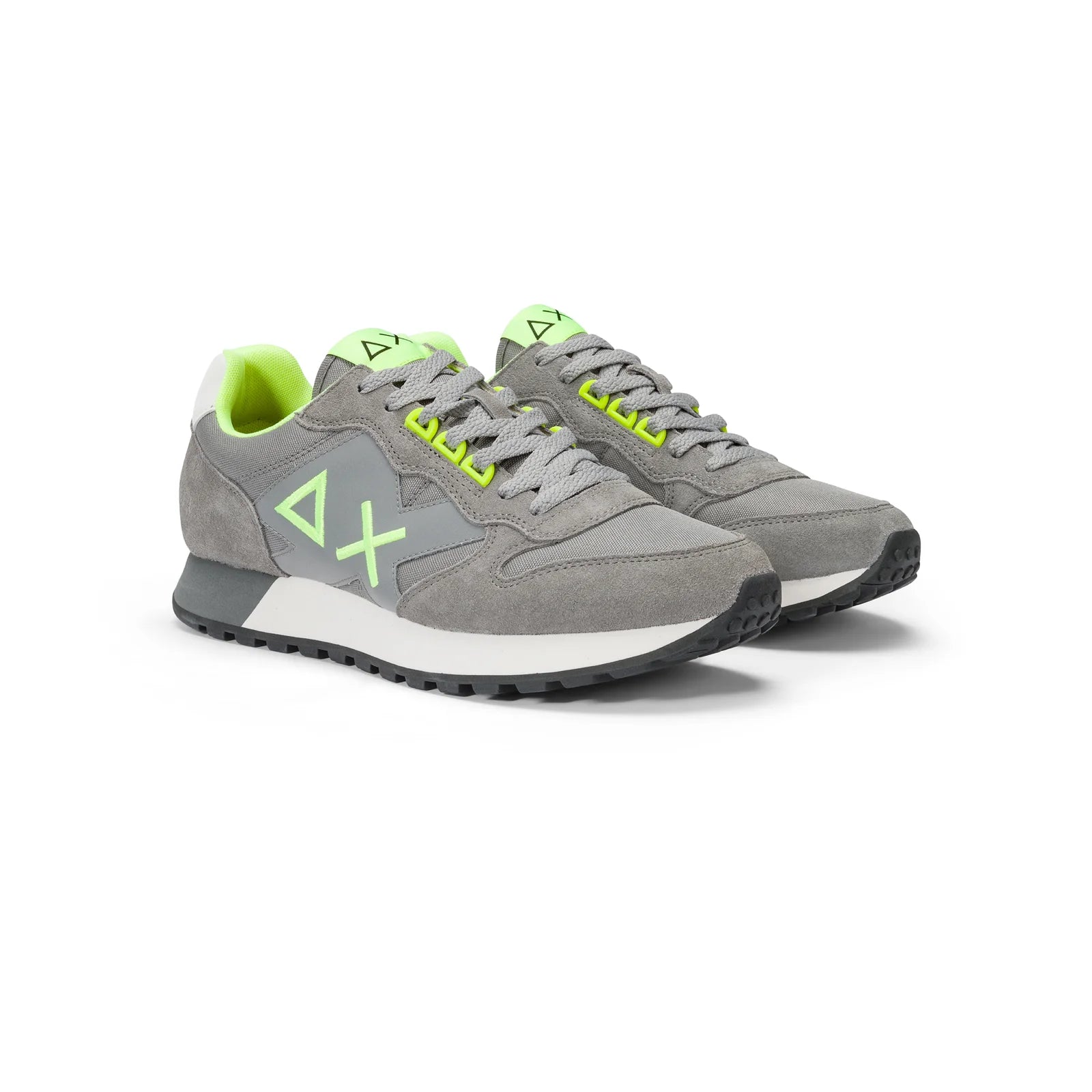 SNEAKERS SUN68 JAKI FLUO GRIGIO