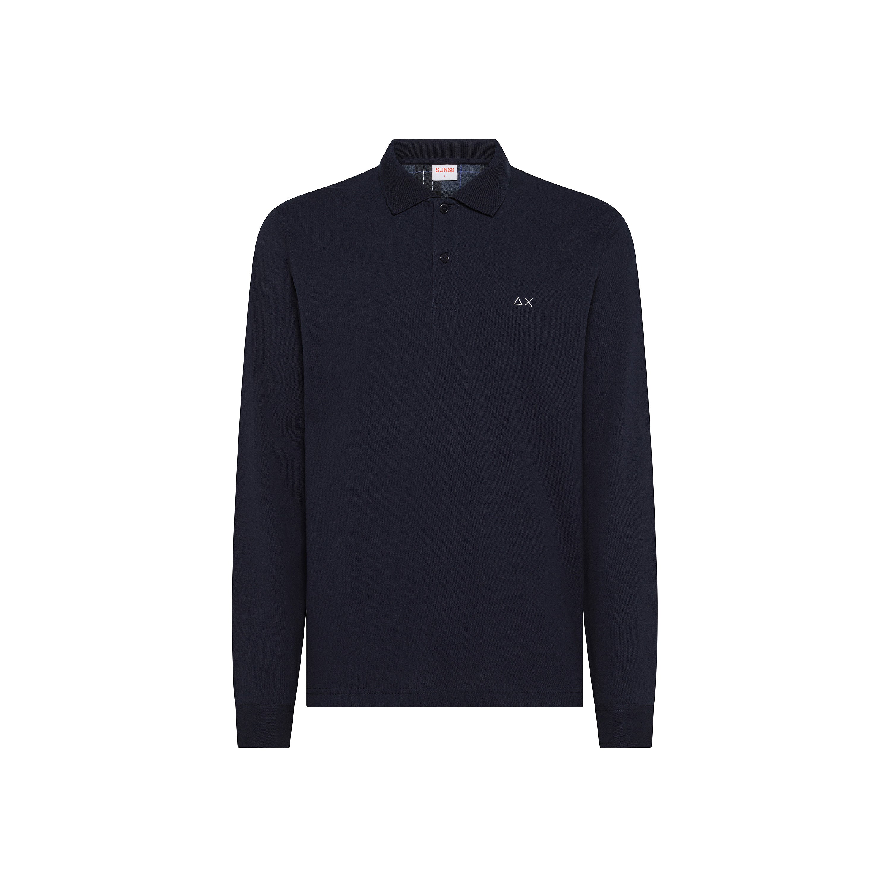 POLO SUN68 ML CONTRAST FABRIC ELBOW TOPPA