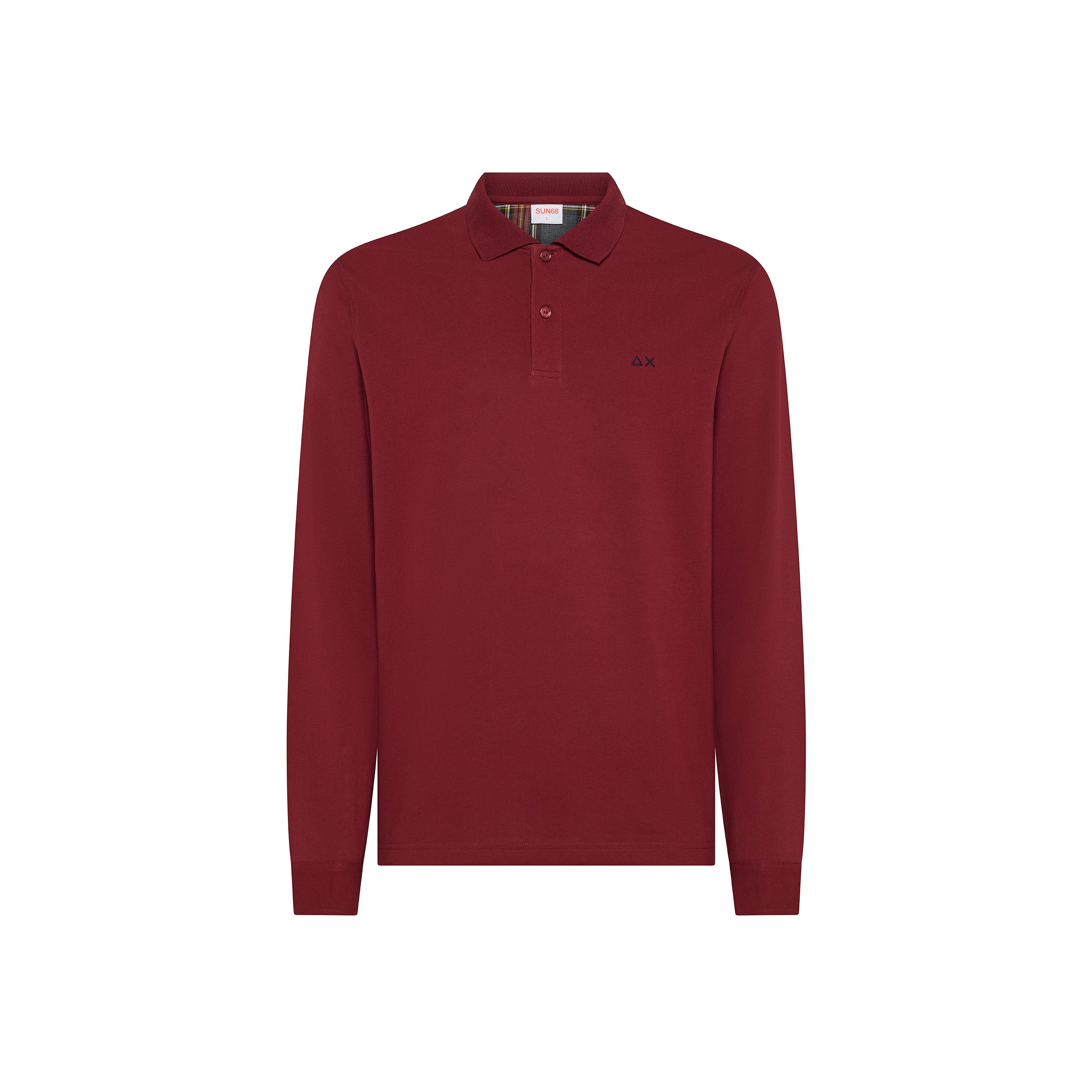 POLO SUN68 ML CONTRAST FABRIC ELBOW TOPPA