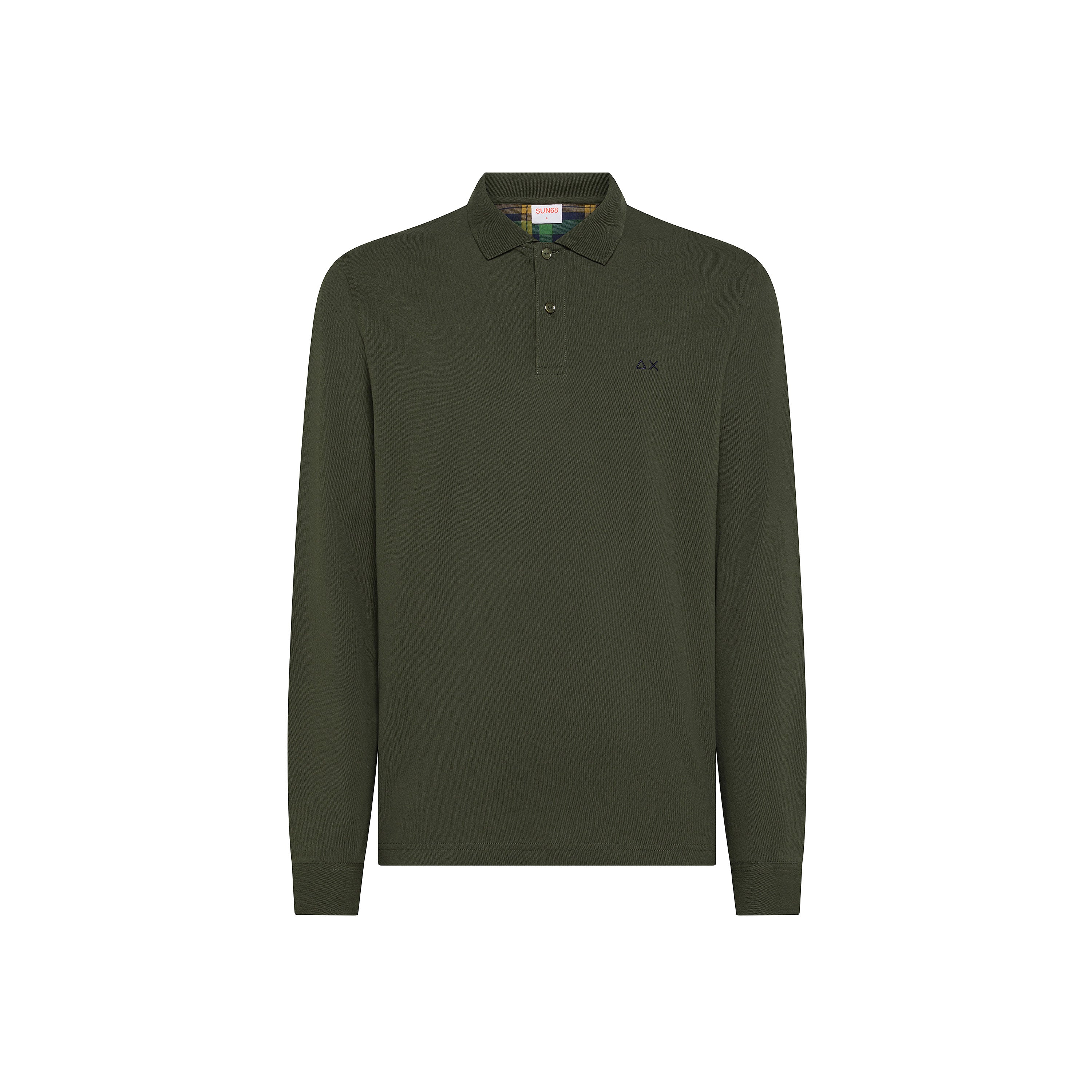 POLO SUN68 ML CONTRAST FABRIC ELBOW TOPPA