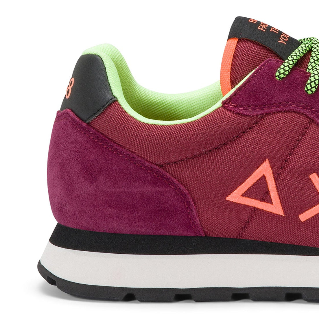 SCARPE SUN68 TOM FLUO BORDEAUX