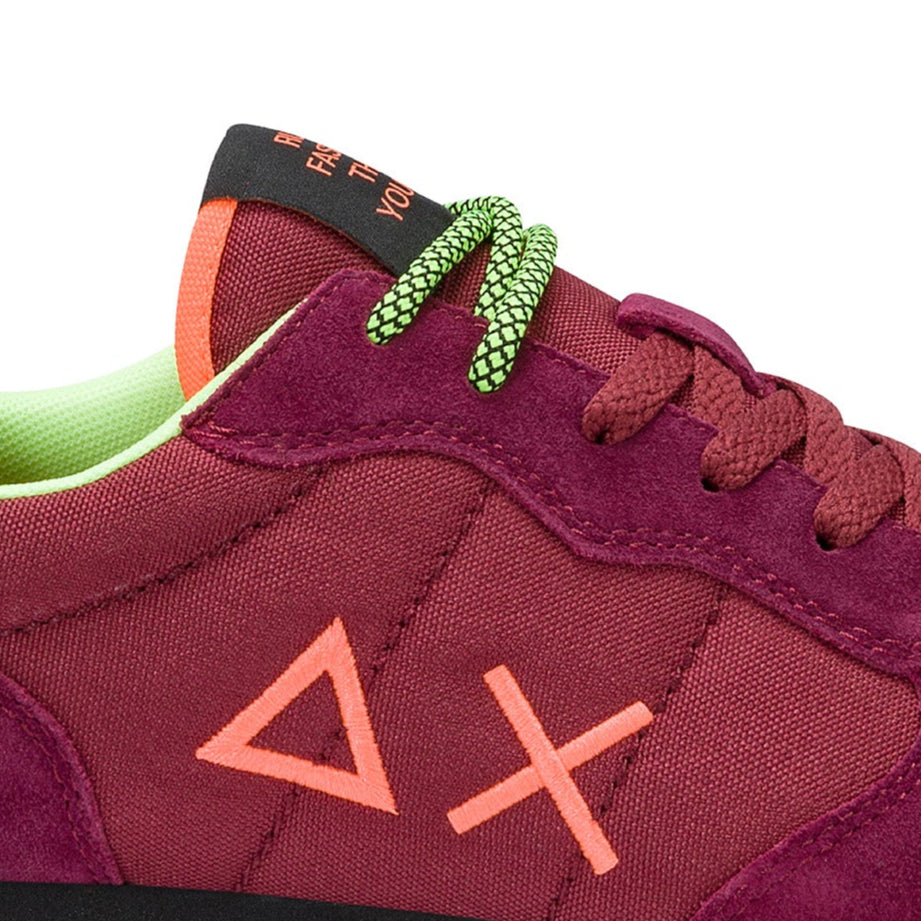 SCARPE SUN68 TOM FLUO BORDEAUX