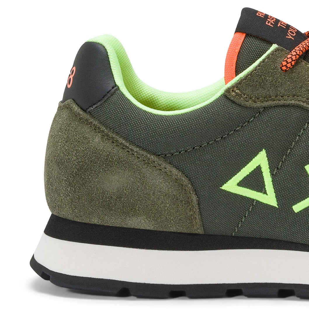 SCARPE SUN68 TOM FLUO VERDE MILITARE