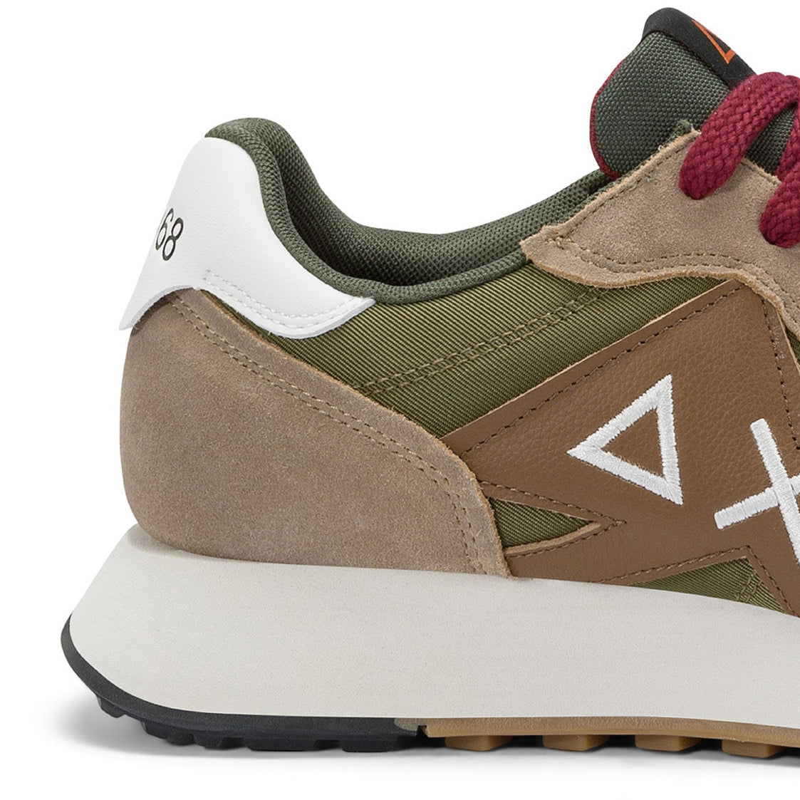 SCARPE SUN68 JAKI BICOLOR BEIGE SCURO