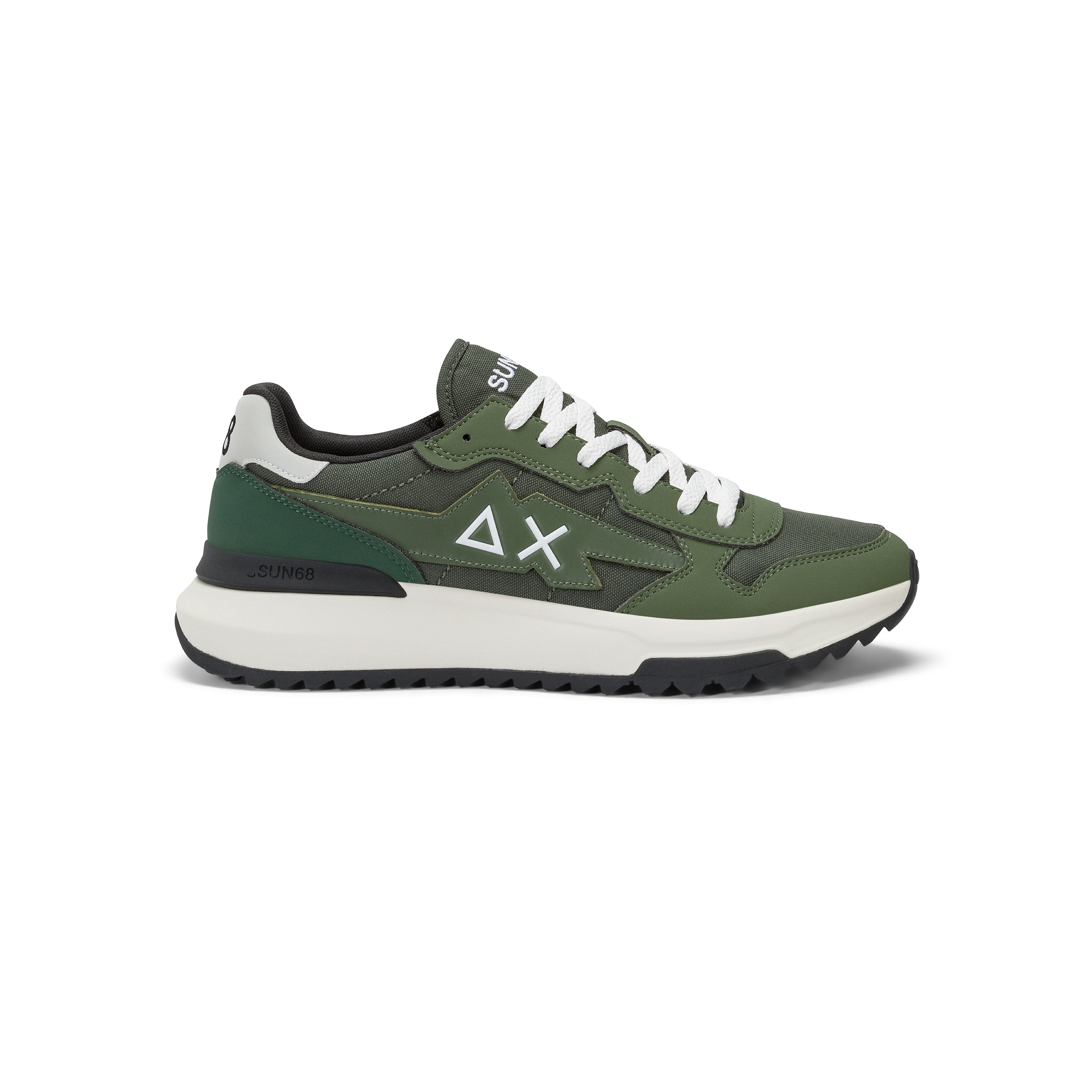 SCARPE SUN68 NIKI 2.0 SOLID MILITARE