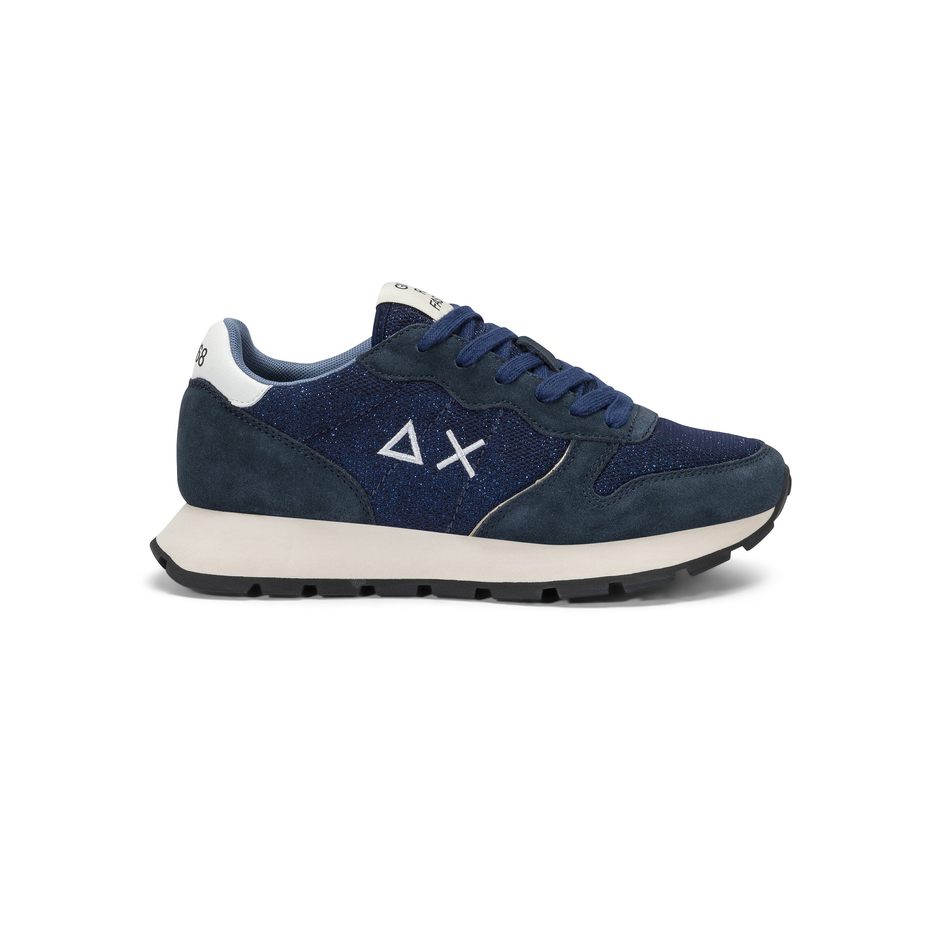 SCARPE SUN68 ALLY GLITTER BLU NAVY