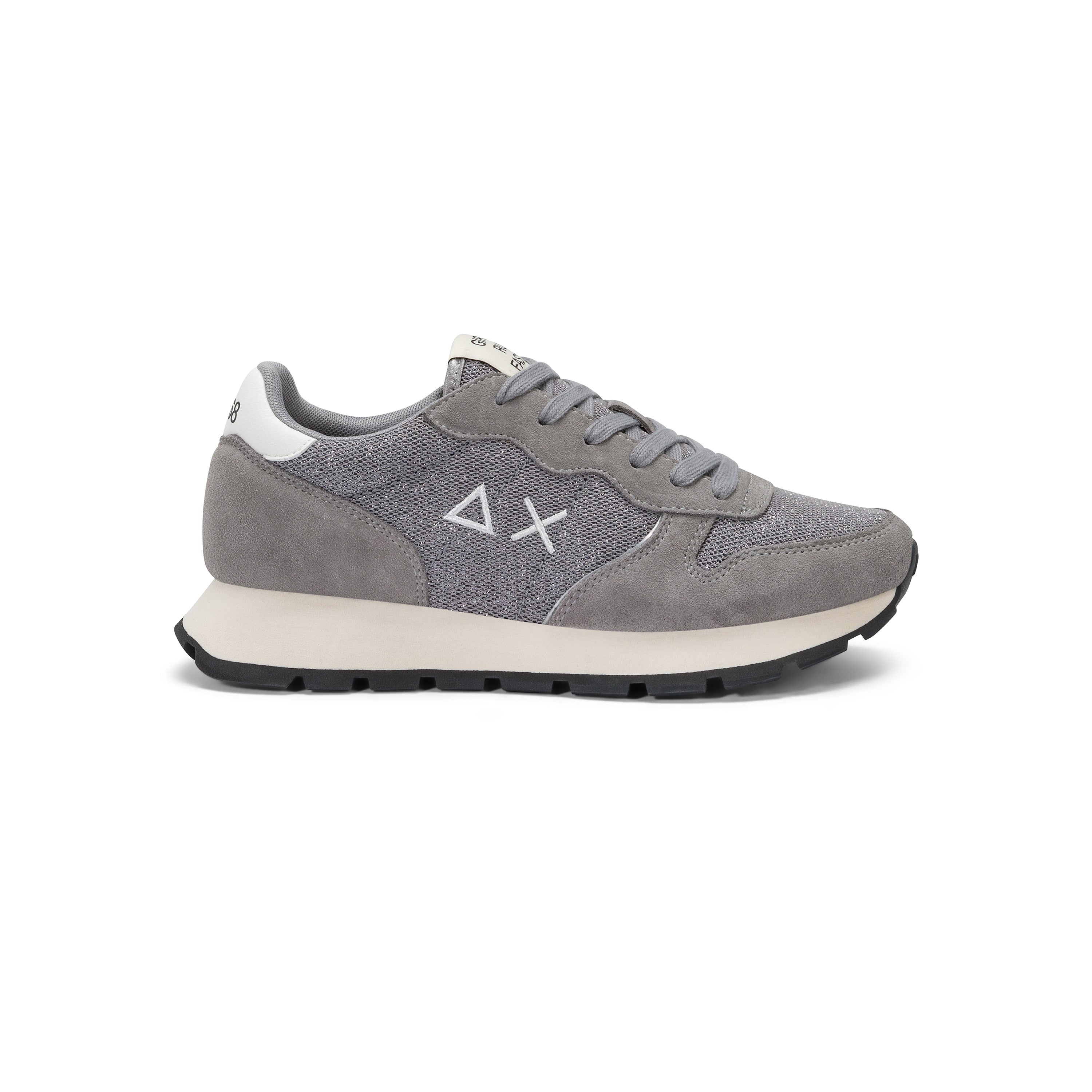 SCARPE SUN68 ALLY GLITTER GRIGIO MEDIO