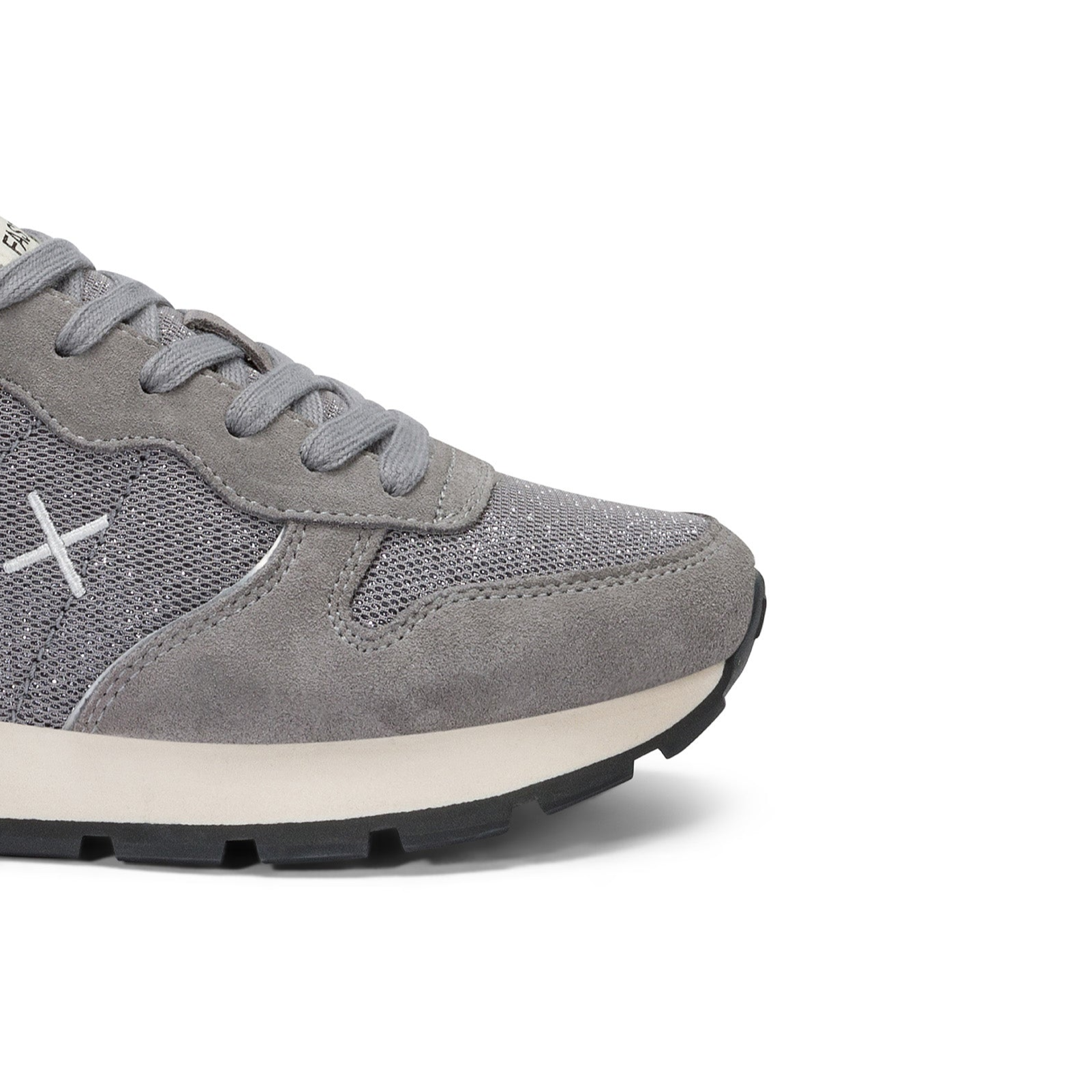 SCARPE SUN68 ALLY GLITTER GRIGIO MEDIO